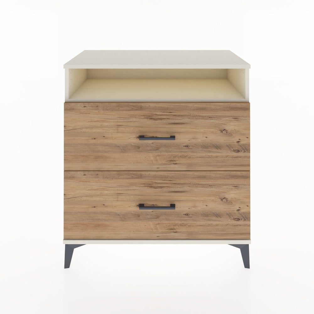 Woodntry Modular Dresser Moonstone 88x44x84 cm with Drawers and Shelves CR3-1