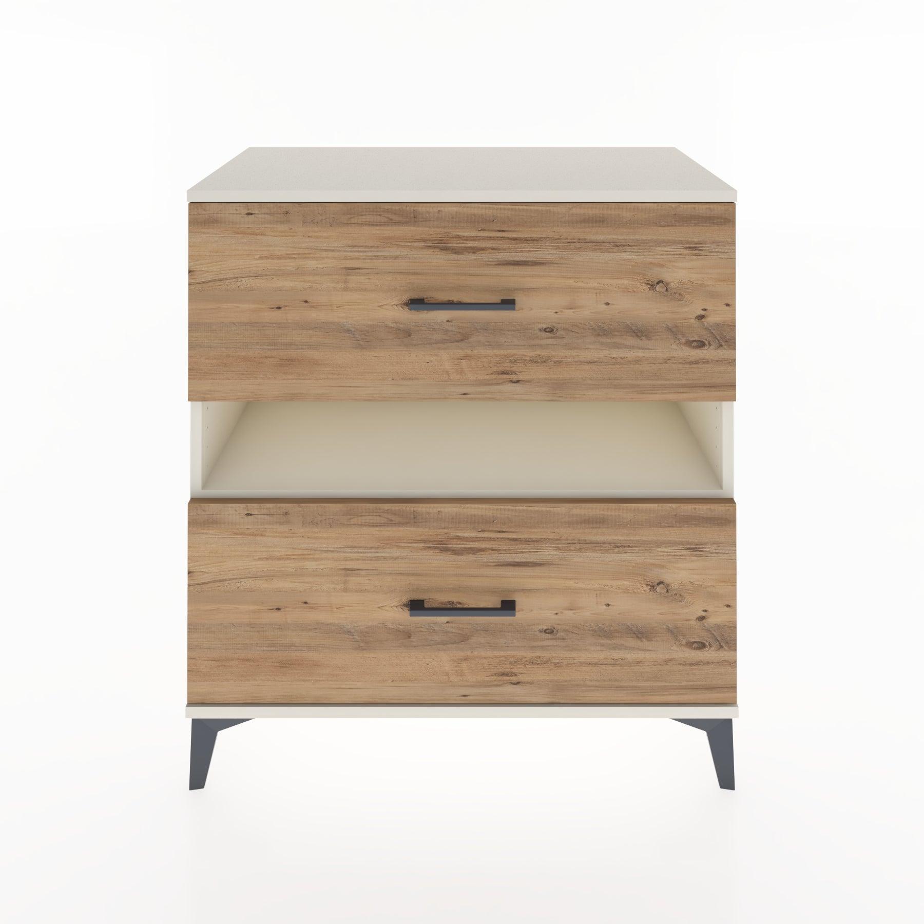 Woodntry Modüler Şifonyer Aytaşı 88x44x84 cm Çekmeceli ve Raflı CR2-1