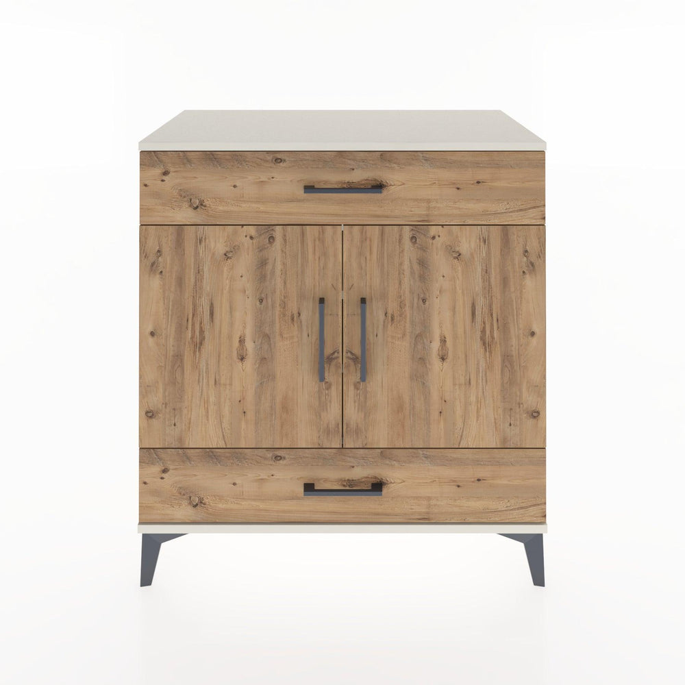 Woodntry Modular Dresser Moonstone 88x44x84 cm with Cover and Drawer KC58-1