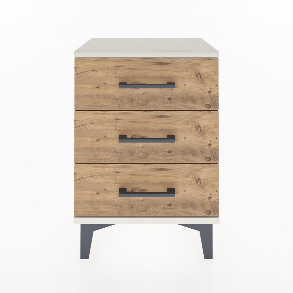 Woodntry Modüler Komodin Üç Çekmeceli 44x30x52 cm Aytaşı - Woodntry