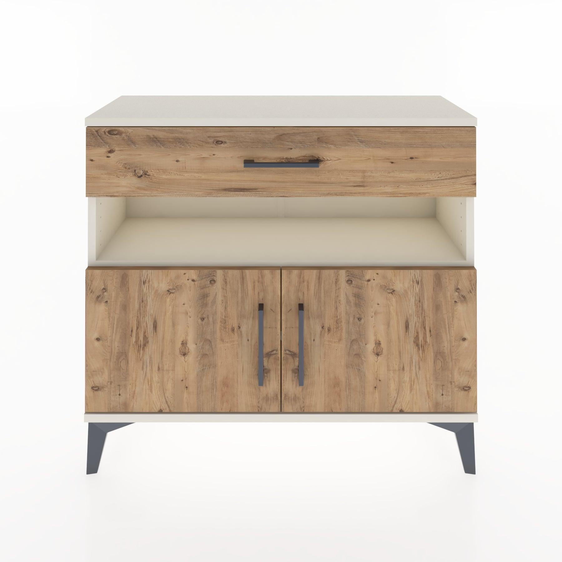 Woodntry Modüler Şifonyer Çekmece ve Kapaklı T1 88x30x94 cm Aytaşı - Woodntry
