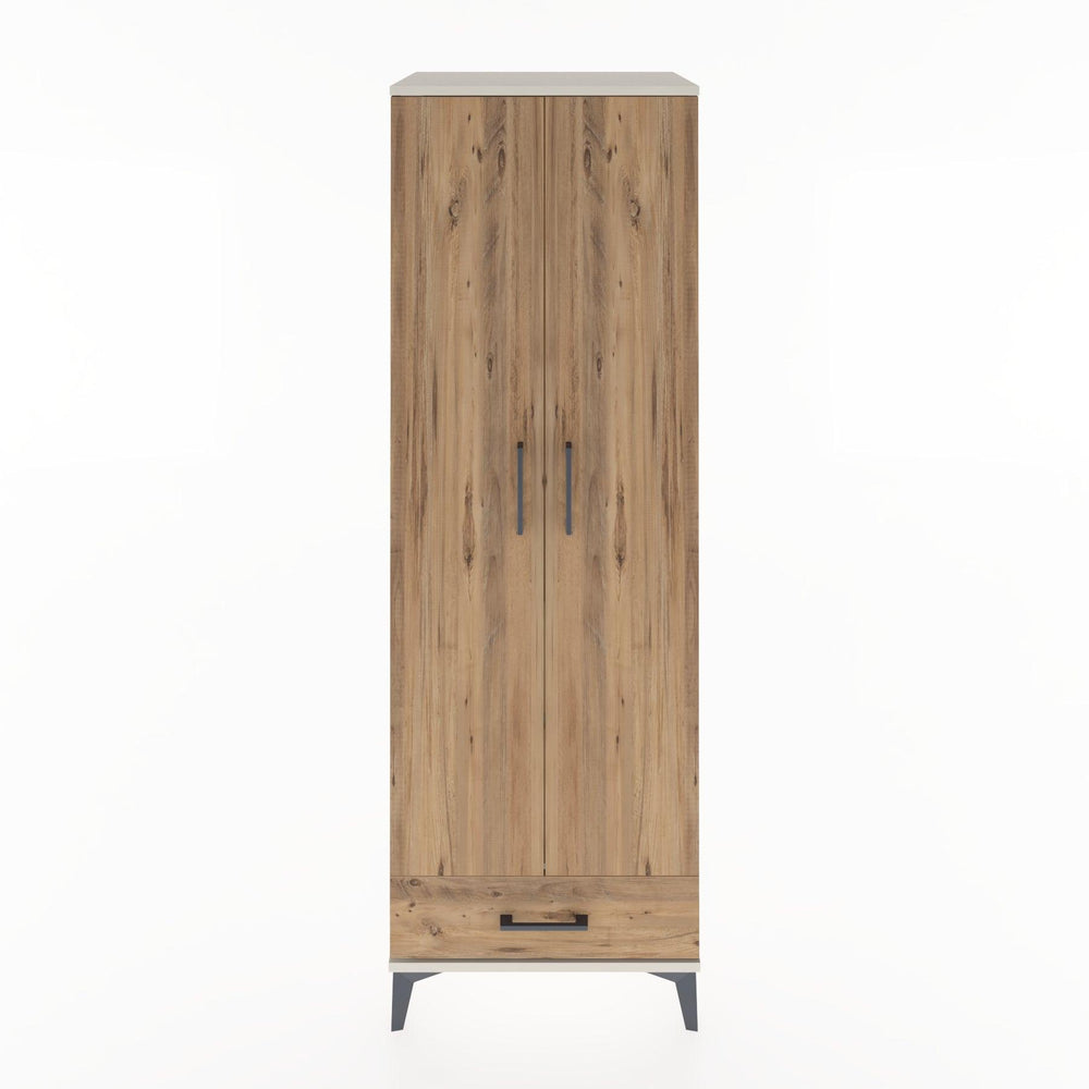 Woodntry Modular Cabinet Moonstone 60x44x170 cm with Doors and Drawers KC30-1