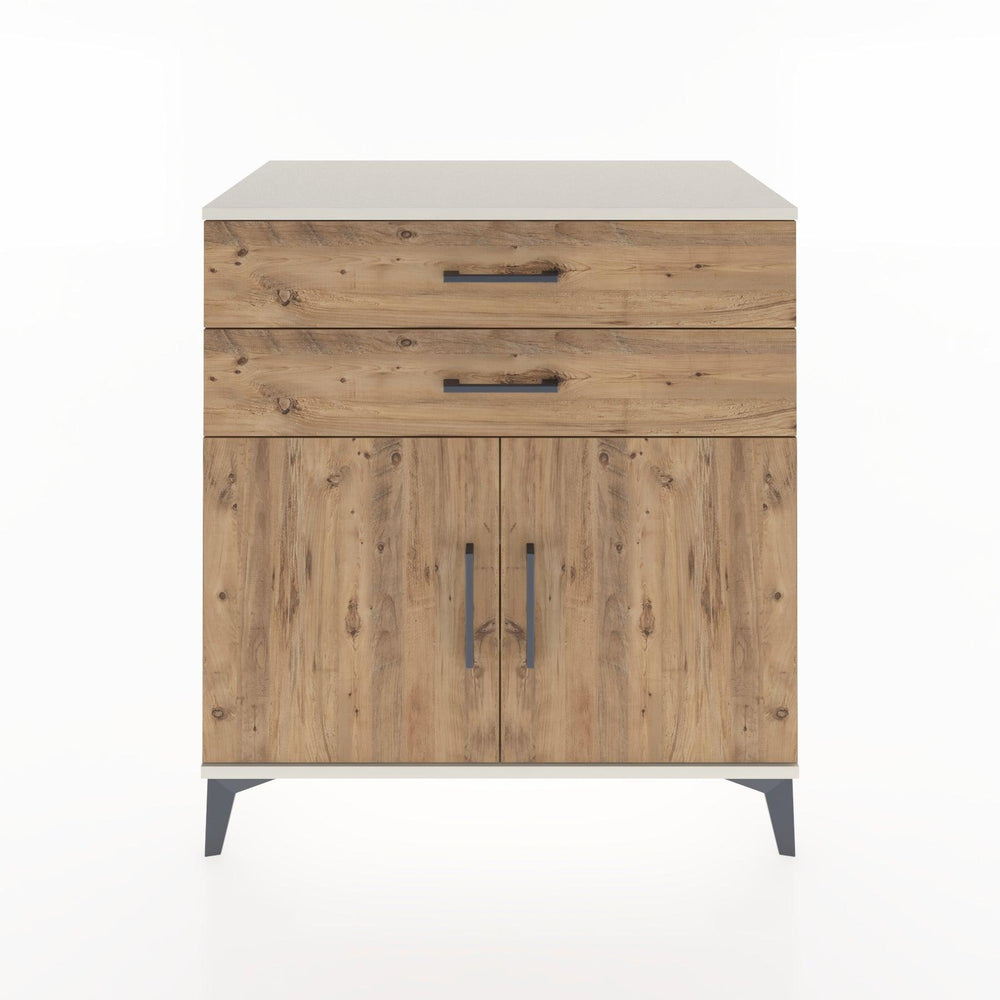 Woodntry Modular Dresser Moonstone 88x44x84 cm with Cover and Drawer KC31-1
