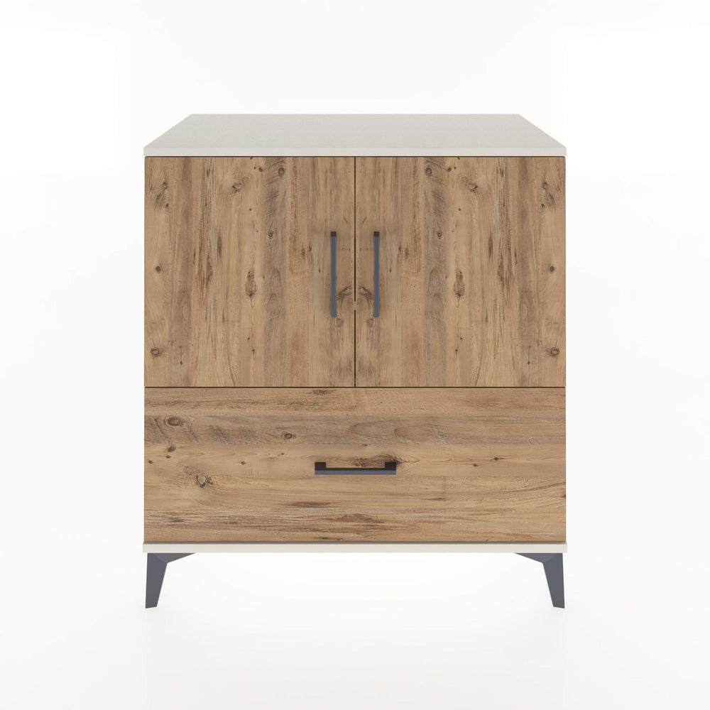 Woodntry Modular Dresser Moonstone 88x44x84 cm with Cover and Drawer KC46-1