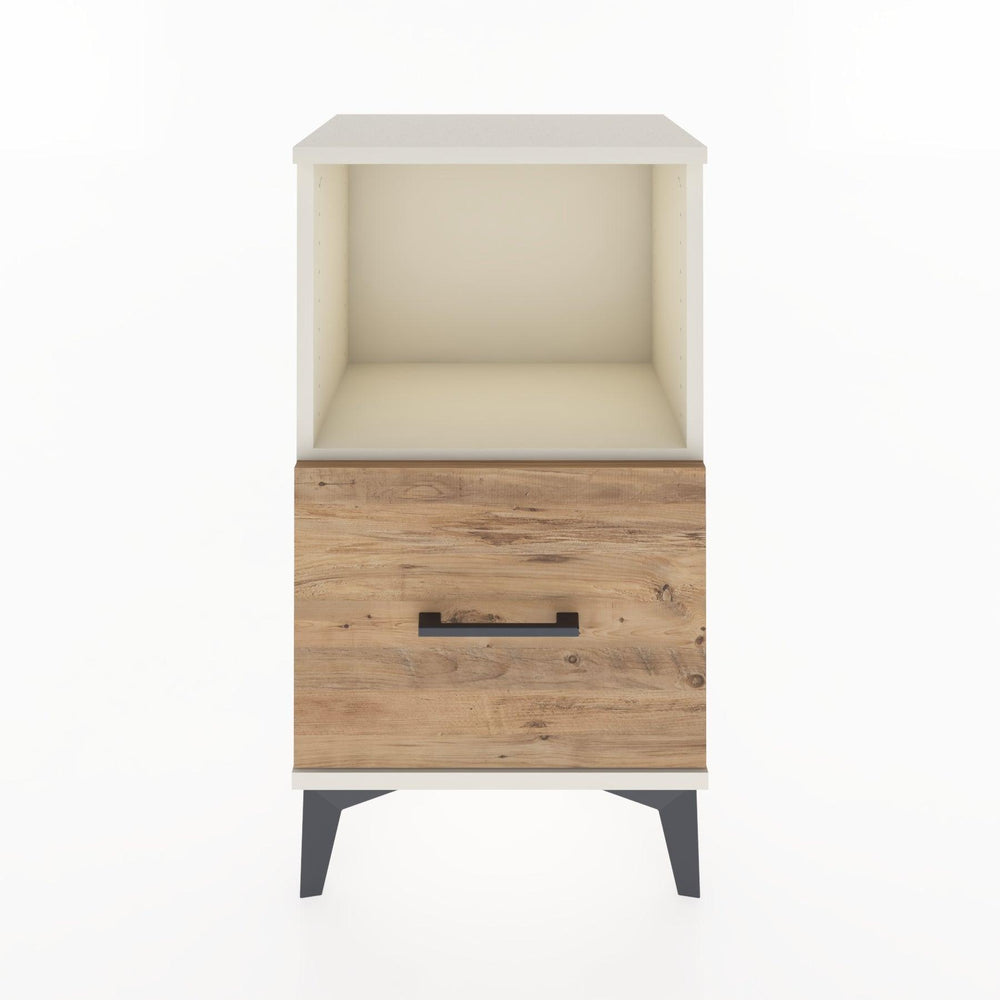 Woodntry Modüler Komodin Tek Çekmece ve Raflı V2 44x30x68 cm Aytaşı - Woodntry