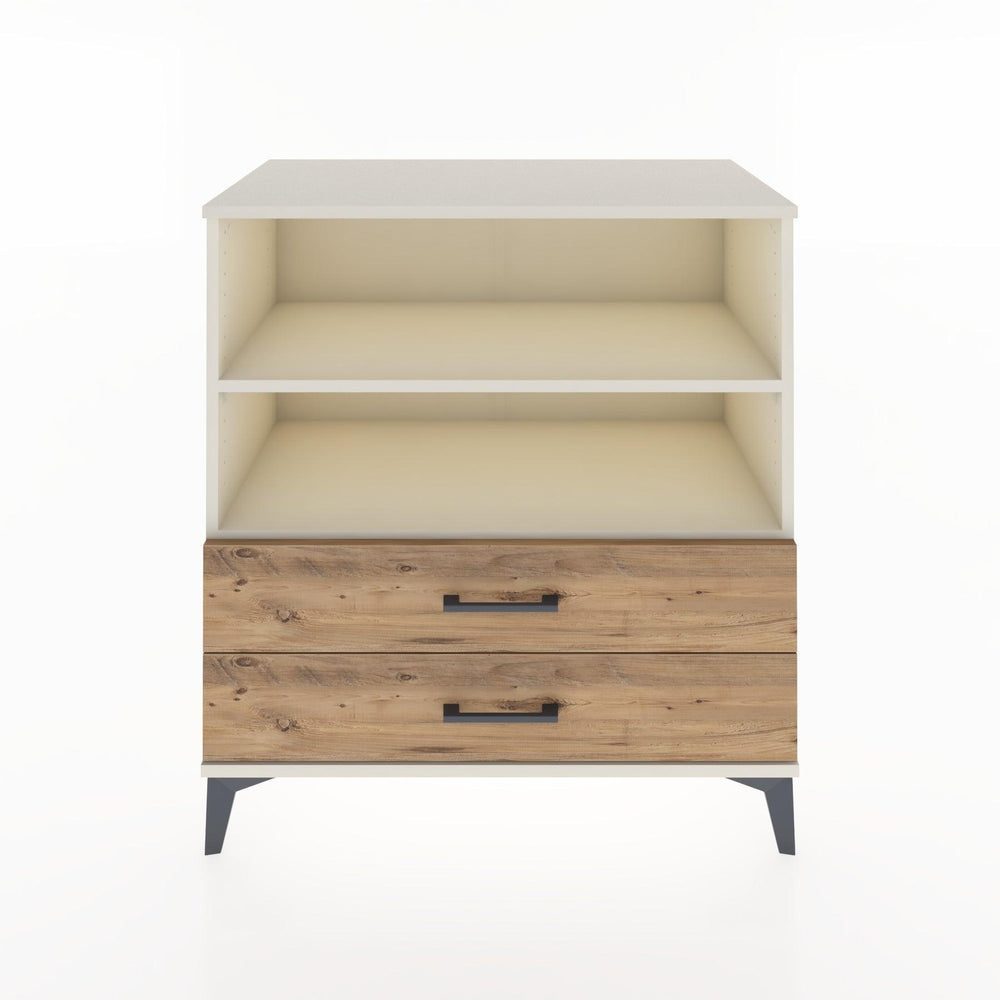 Woodntry Modular Dresser Moonstone 88x44x84 cm with Drawers and Shelves CR16-1