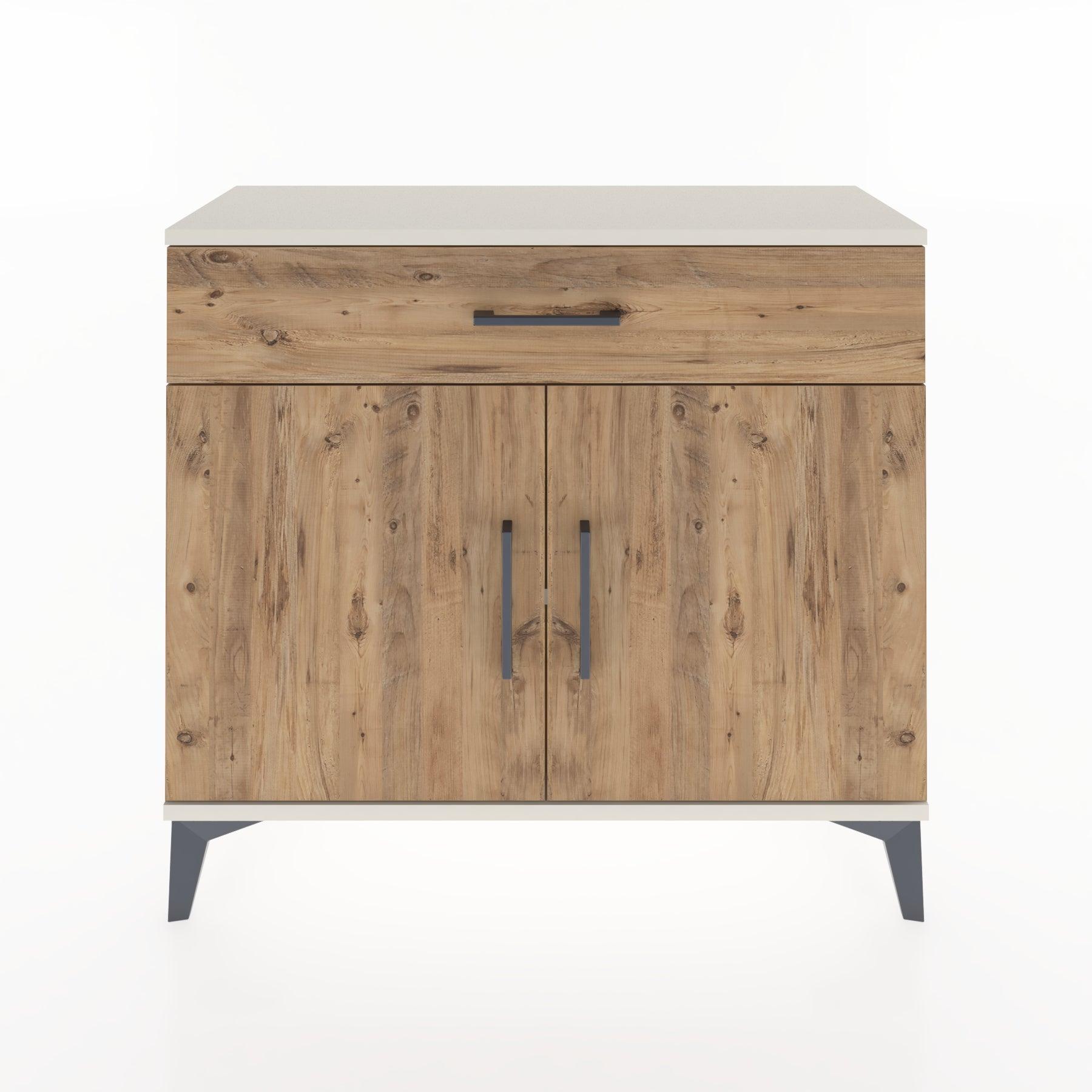 Woodntry Modüler Şifonyer Çekmece ve Kapaklı V1 88x30x68 cm Aytaşı - Woodntry