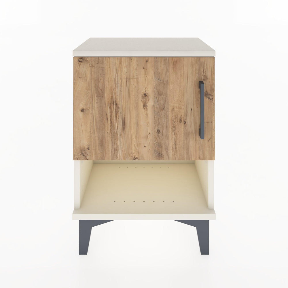 Woodntry Modüler Komodin Tek Kapak ve Raflı 44x30x52 cm Aytaşı - Woodntry