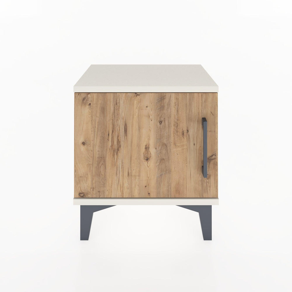 Woodntry Modüler Komodin Tek Kapaklı 44x30x36 cm Aytaşı - Woodntry