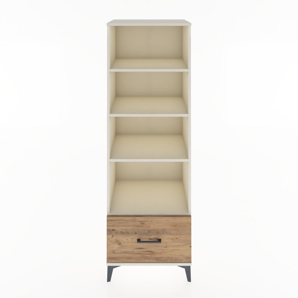 Woodntry Modüler Dolap Aytaşı 60x44x170 cm Çekmeceli ve Raflı CR44-1