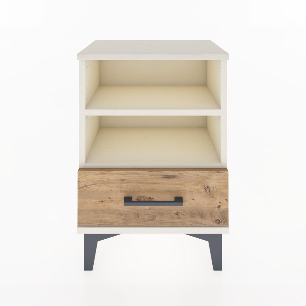 Woodntry Modüler Komodin Çift Raflı 44x30x52 cm Aytaşı - Woodntry