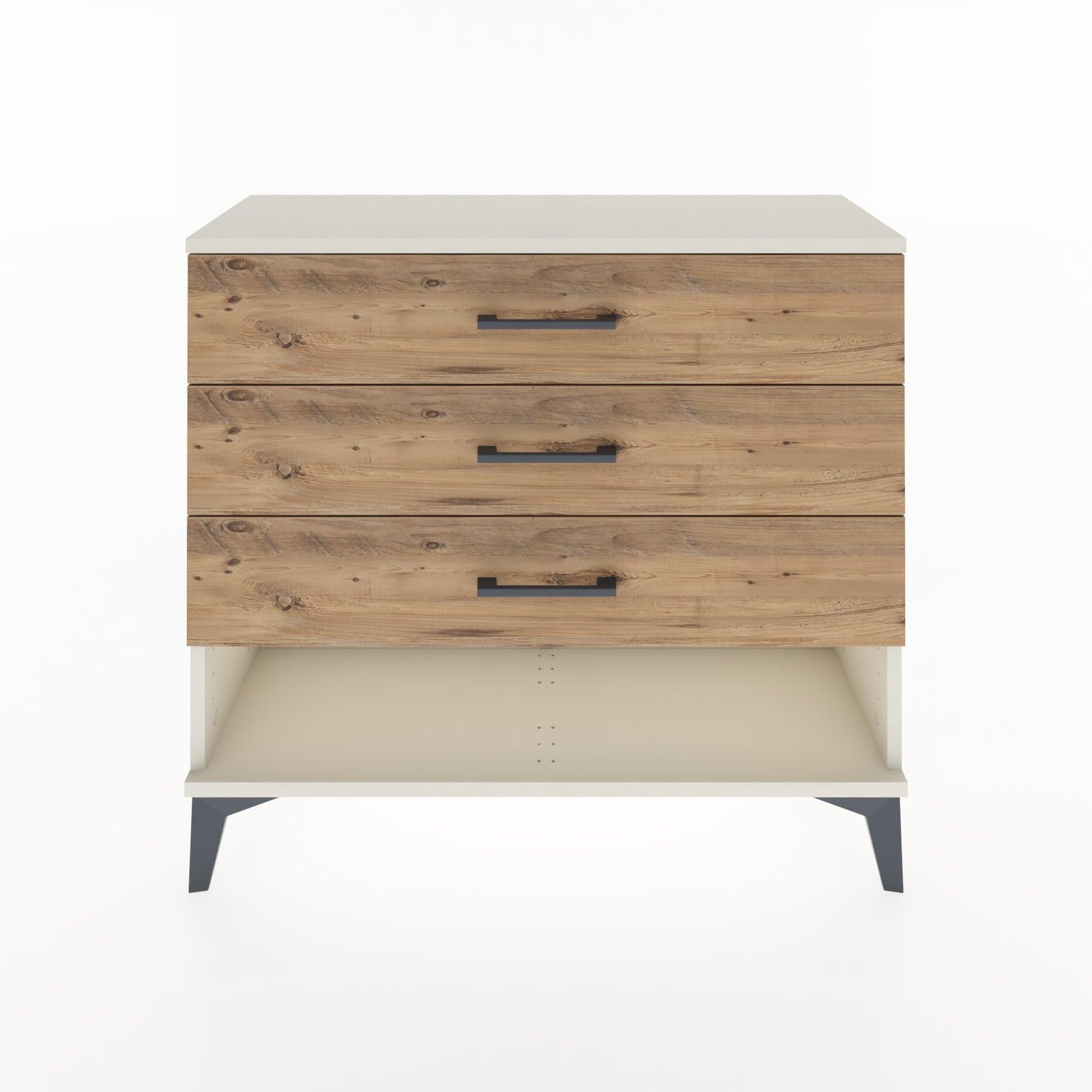 Woodntry Modüler Şifonyer Üç Çekmeceli V1 88x30x68 cm Aytaşı - Woodntry