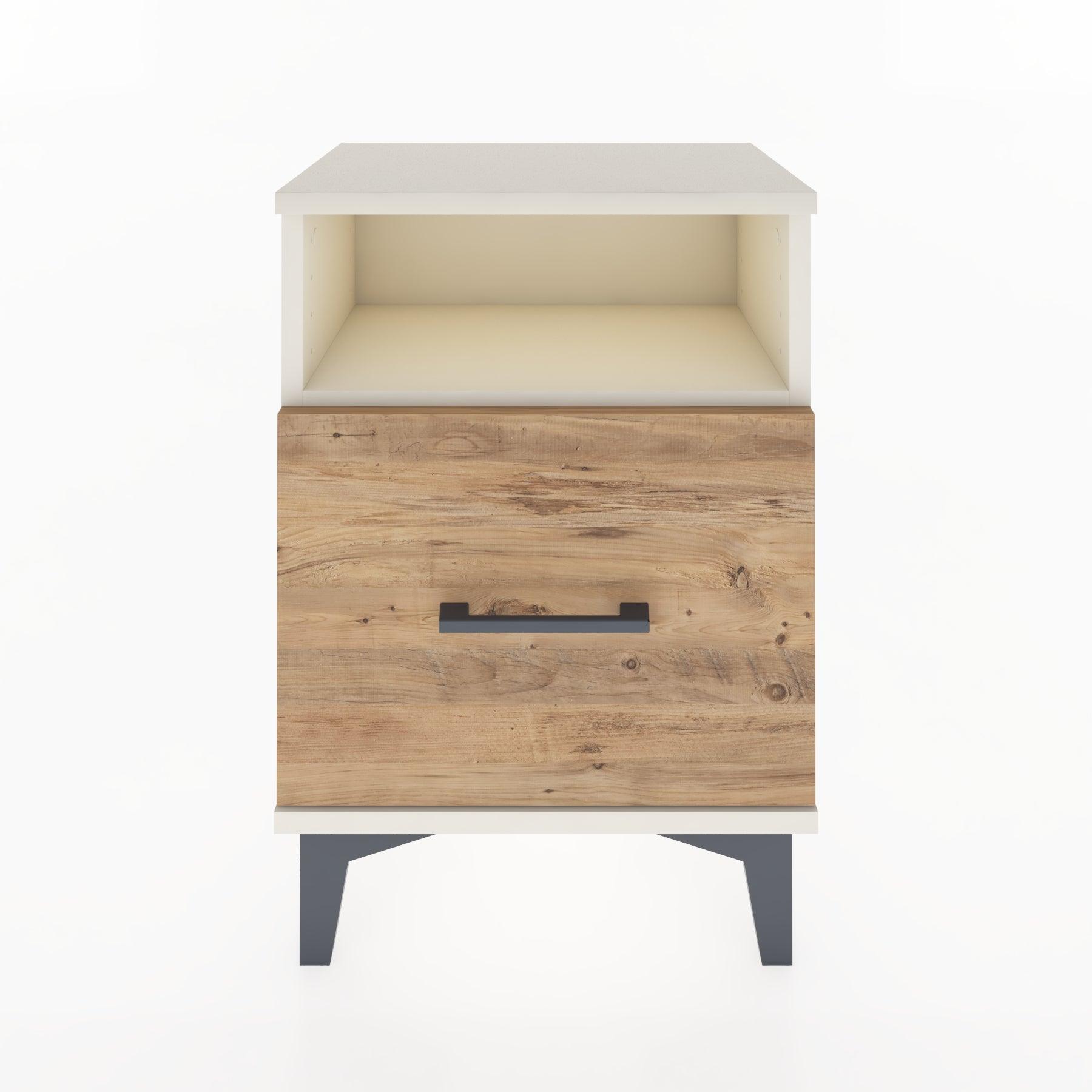 Woodntry Modüler Komodin Raf ve Çekmece 44x30x52 cm Aytaşı - Woodntry