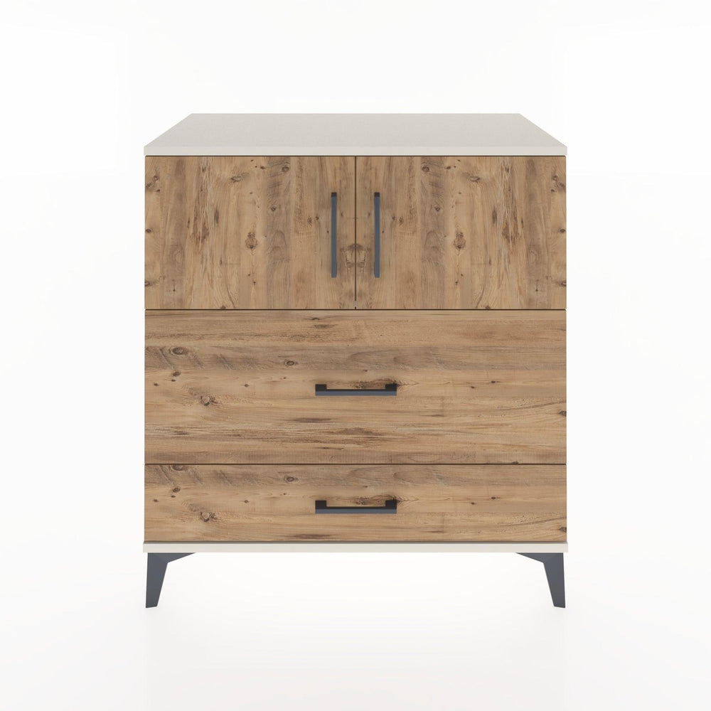 Woodntry Modular Dresser Moonstone 88x44x84 cm with Cover and Drawer KC114-1