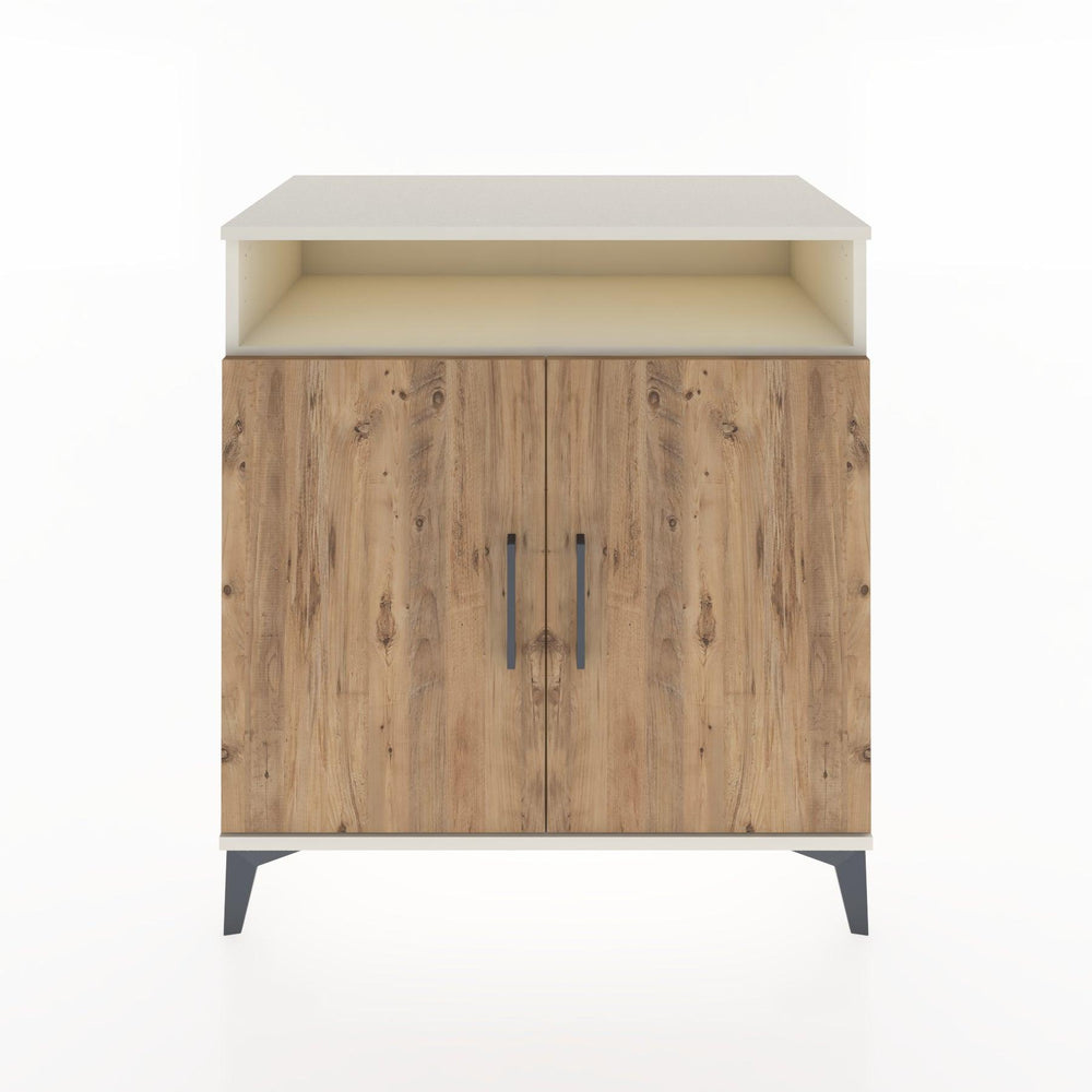 Woodntry Modüler Şifonyer Aytaşı 88x44x84 cm Kapaklı ve Raflı KR85-1