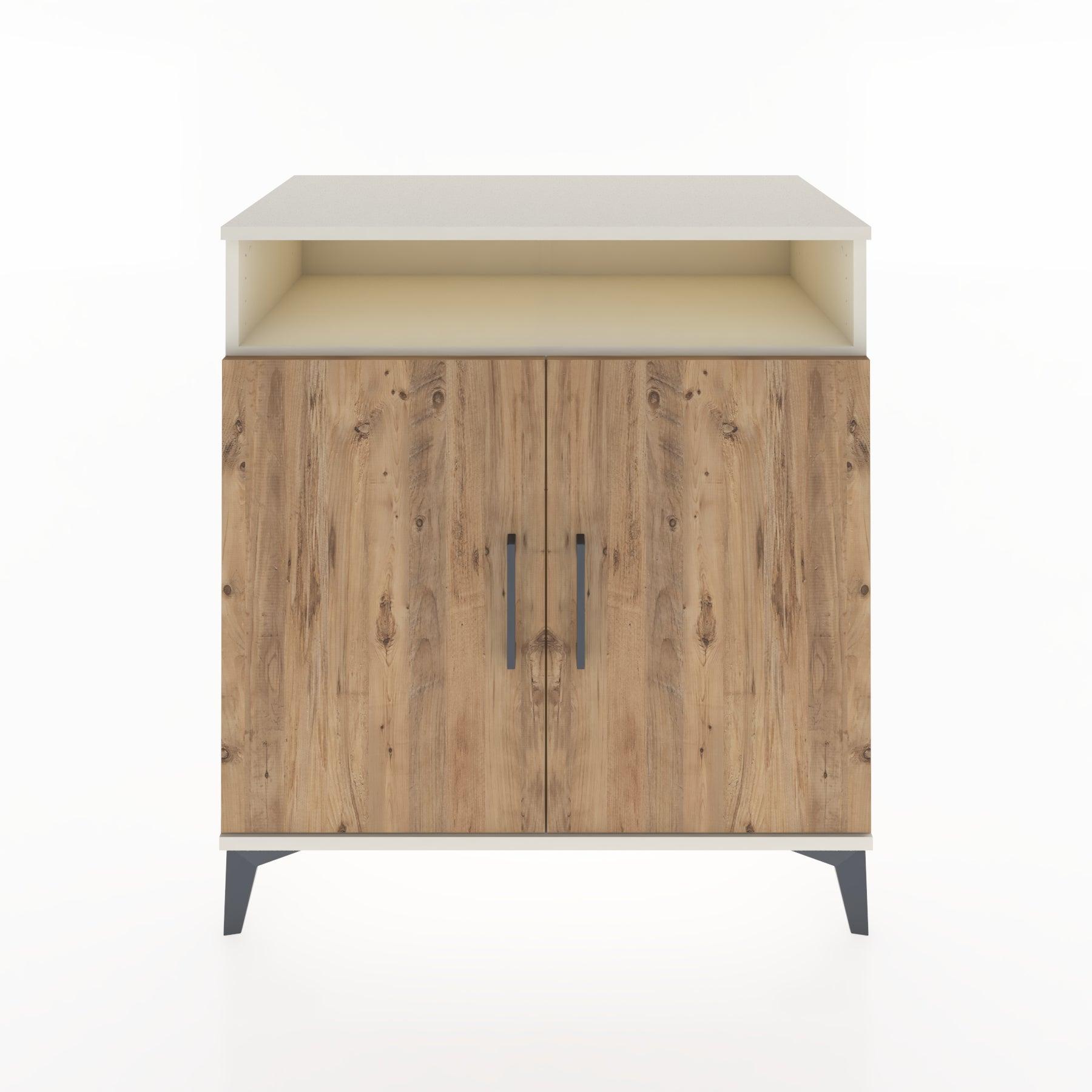 Woodntry Modular Dresser Moonstone 88x44x84 cm with Cover and Shelf KR85-1