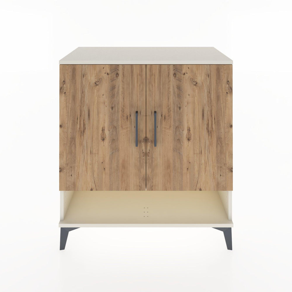 Woodntry Modüler Şifonyer Aytaşı 88x44x84 cm Kapaklı ve Raflı KR77-1