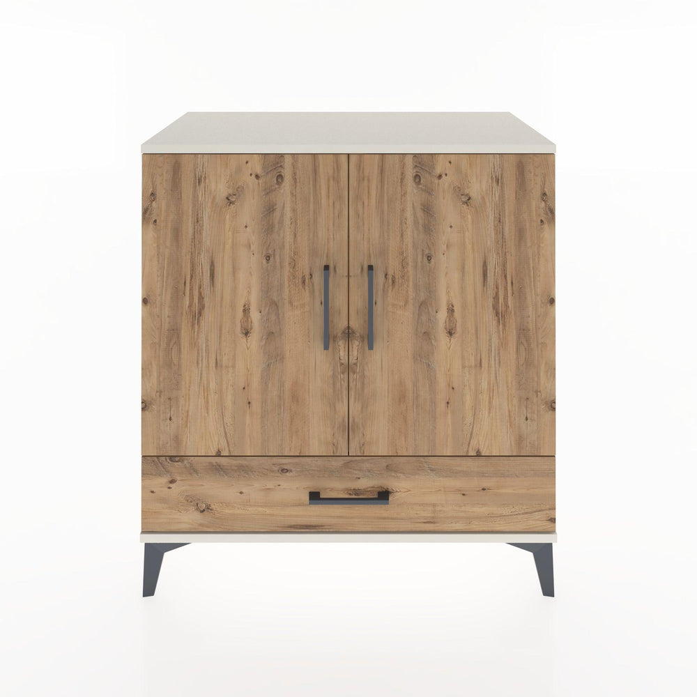 Woodntry Modüler Şifonyer Aytaşı 88x44x84 cm Kapaklı ve Çekmeceli KC73-1