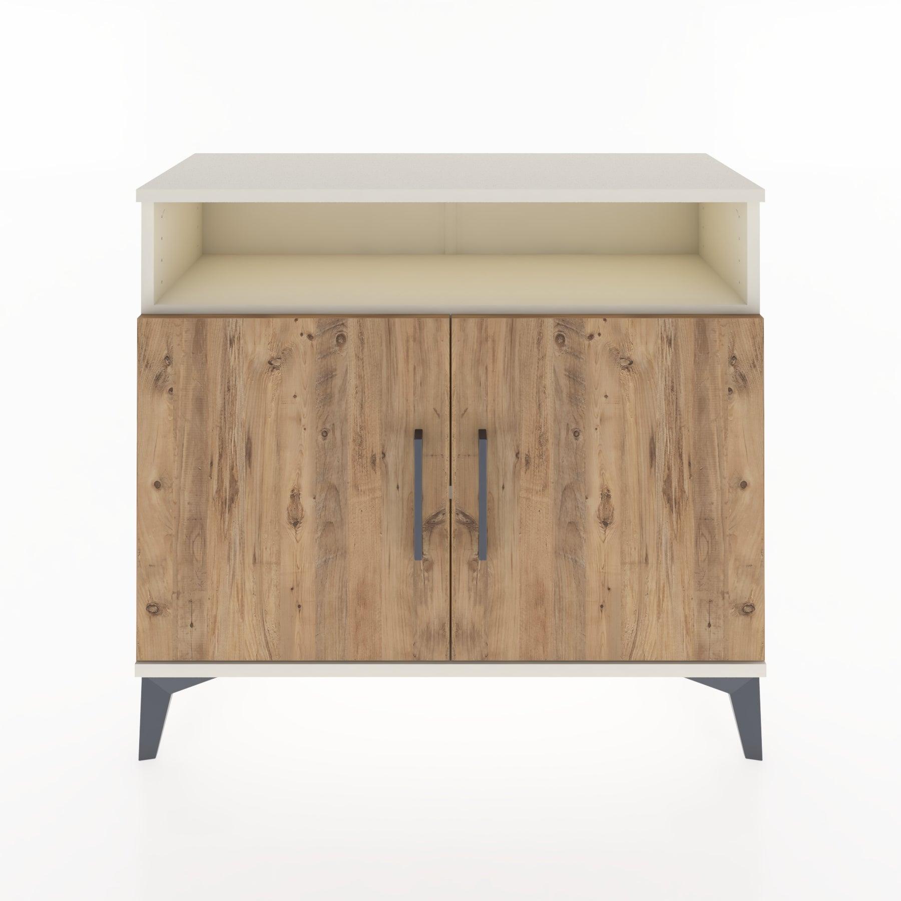 Woodntry Modüler Şifonyer Raf ve İki Kapaklı V1 88x30x68 cm Aytaşı - Woodntry