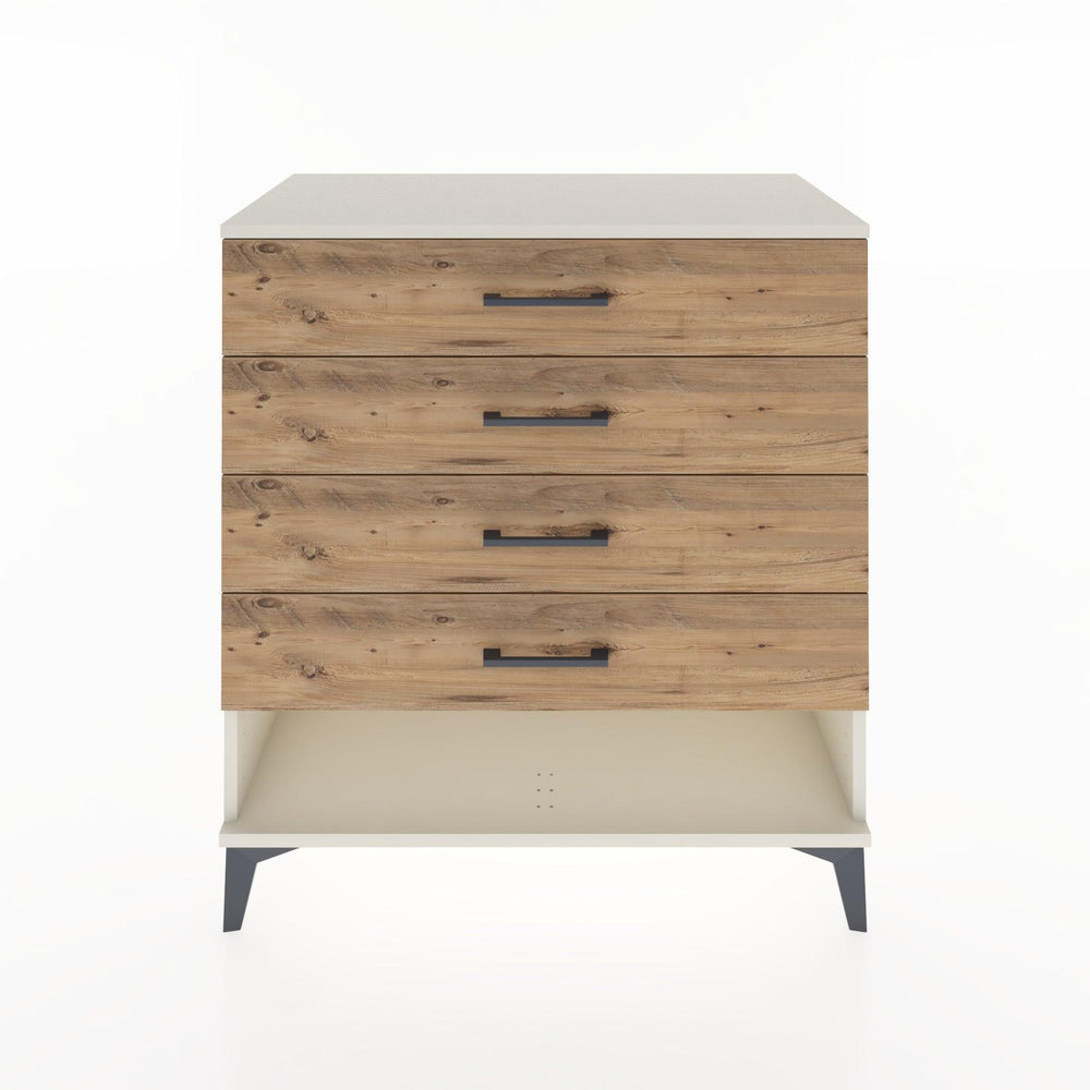 Woodntry Modular Dresser Moonstone 88x44x84 cm with Drawers and Shelves CR10-1