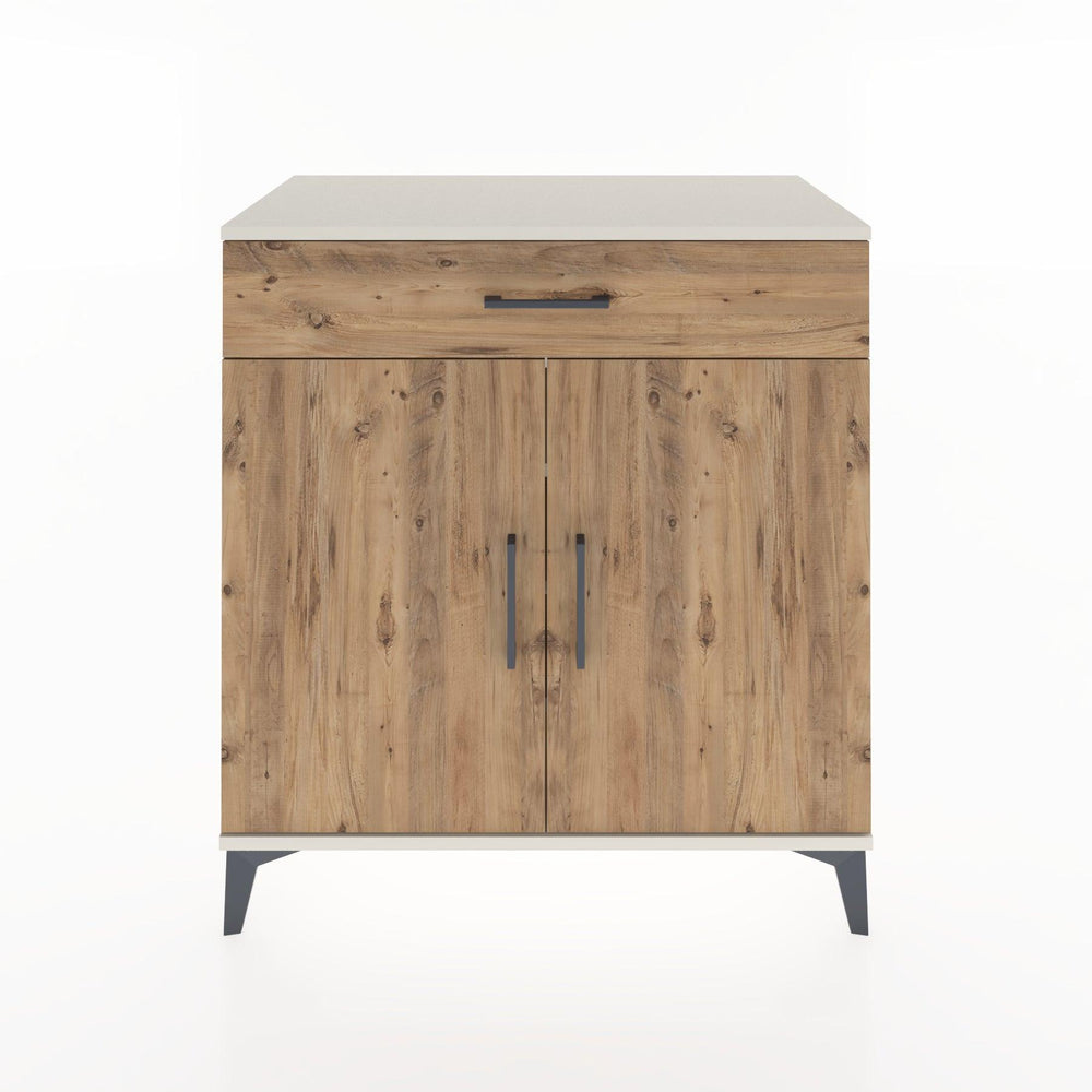 Woodntry Modüler Şifonyer Aytaşı 88x44x84 cm Kapaklı ve Çekmeceli KC78-1