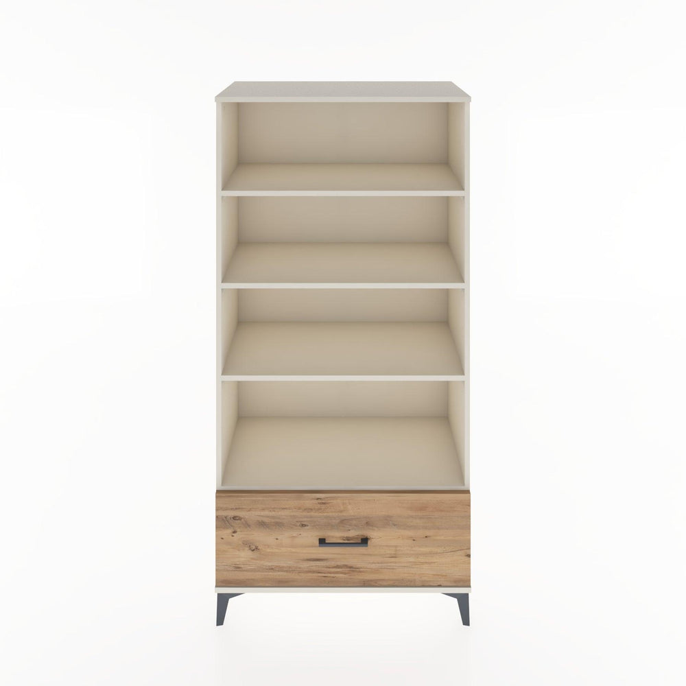 Woodntry Modular Cabinet Moonstone 88x44x170 cm with Drawers and Shelves CR44-1