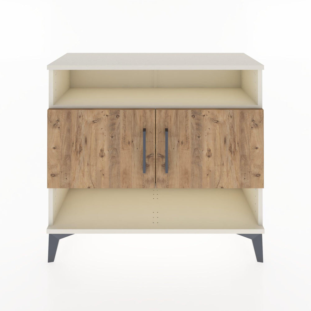 Woodntry Modüler Şifonyer Raf ve İki Kapaklı V2 88x30x68 cm Çam - Woodntry