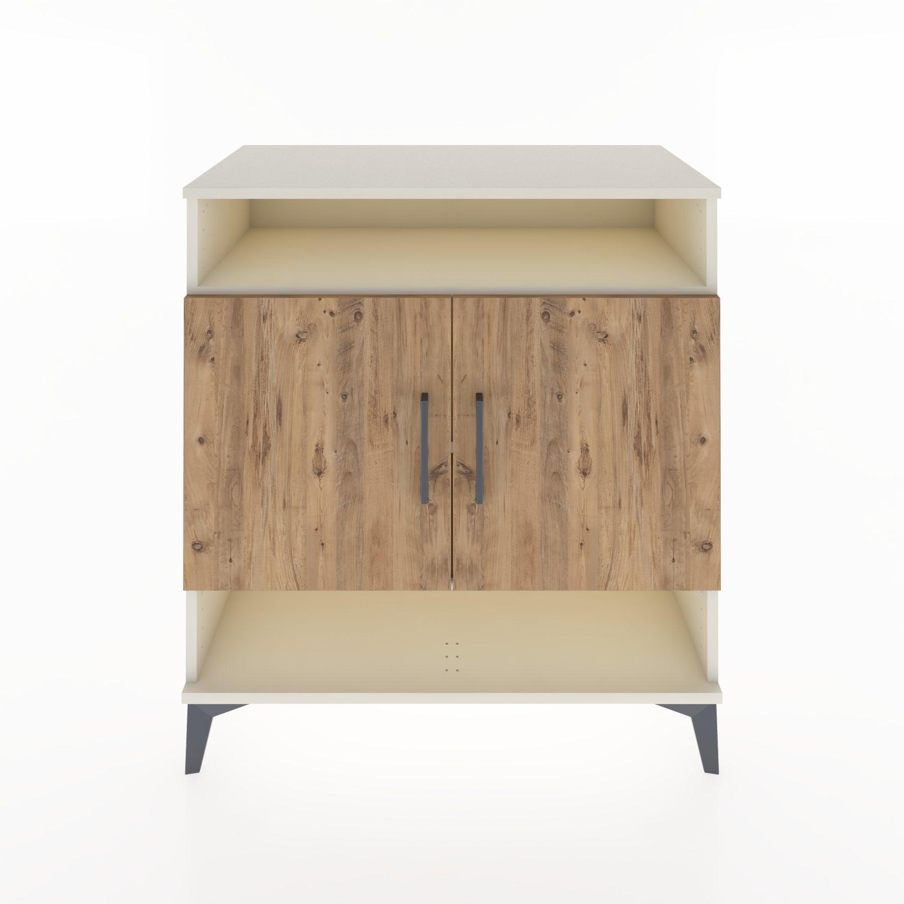 Woodntry Modular Dresser Moonstone 88x44x84 cm with Cover and Shelf KR68-1
