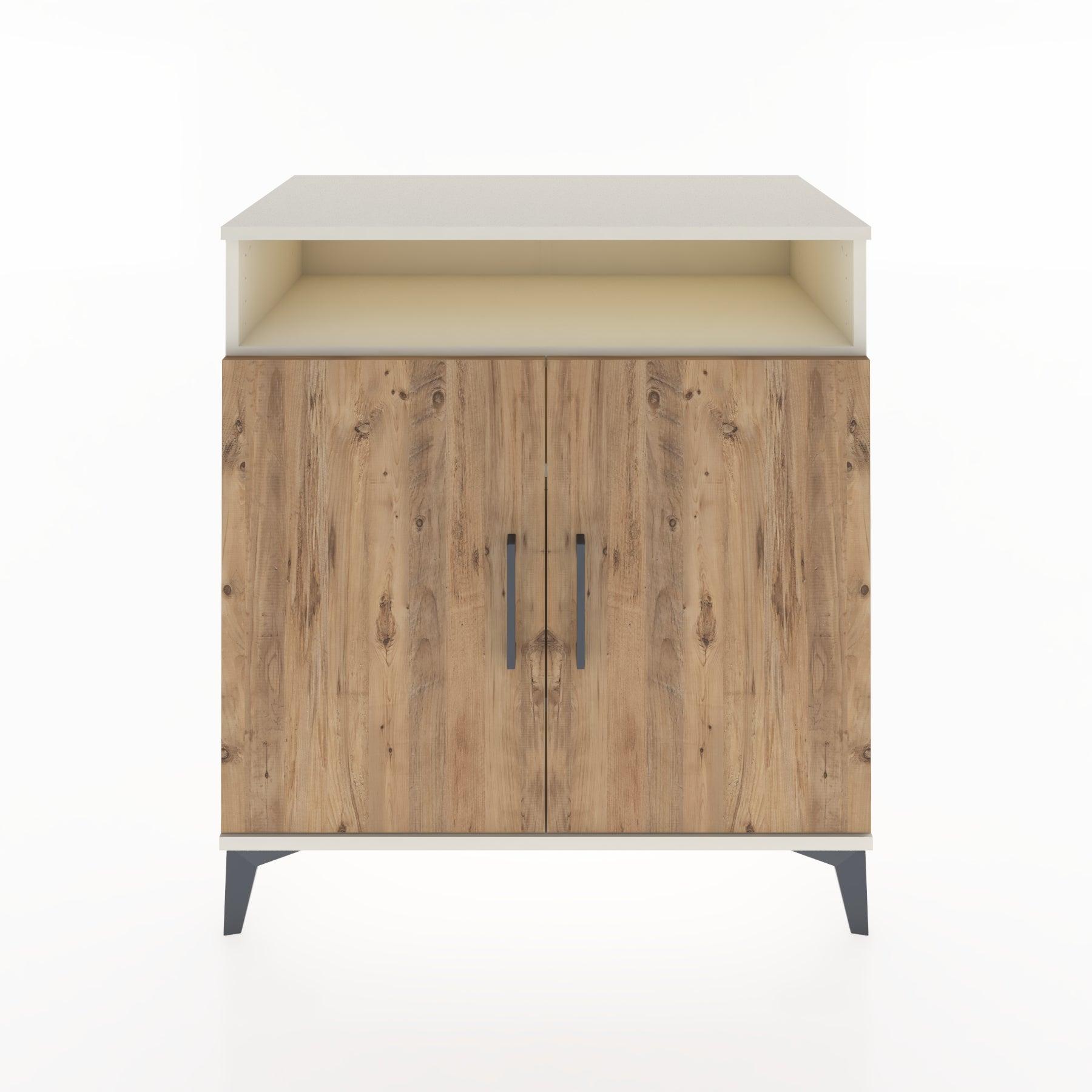 Woodntry Modular Dresser Moonstone 88x44x84 cm with Cover and Shelf KR83-1
