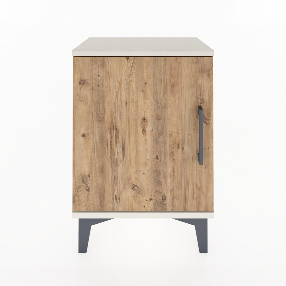 Woodntry Modüler Komodin Tek Kapaklı 44x30x52 cm Aytaşı - Woodntry