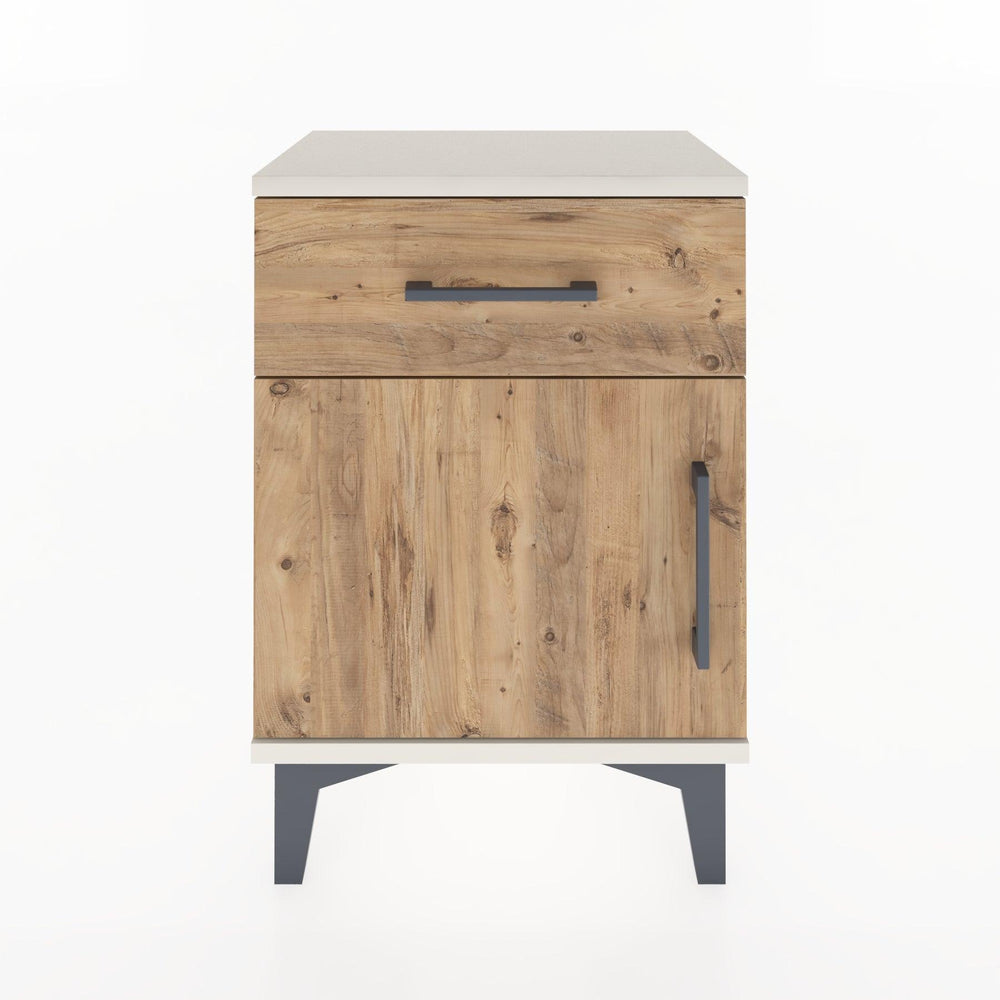 Woodntry Modüler Komodin Çekmece ve Kapaklı 44x30x52 cm Aytaşı - Woodntry