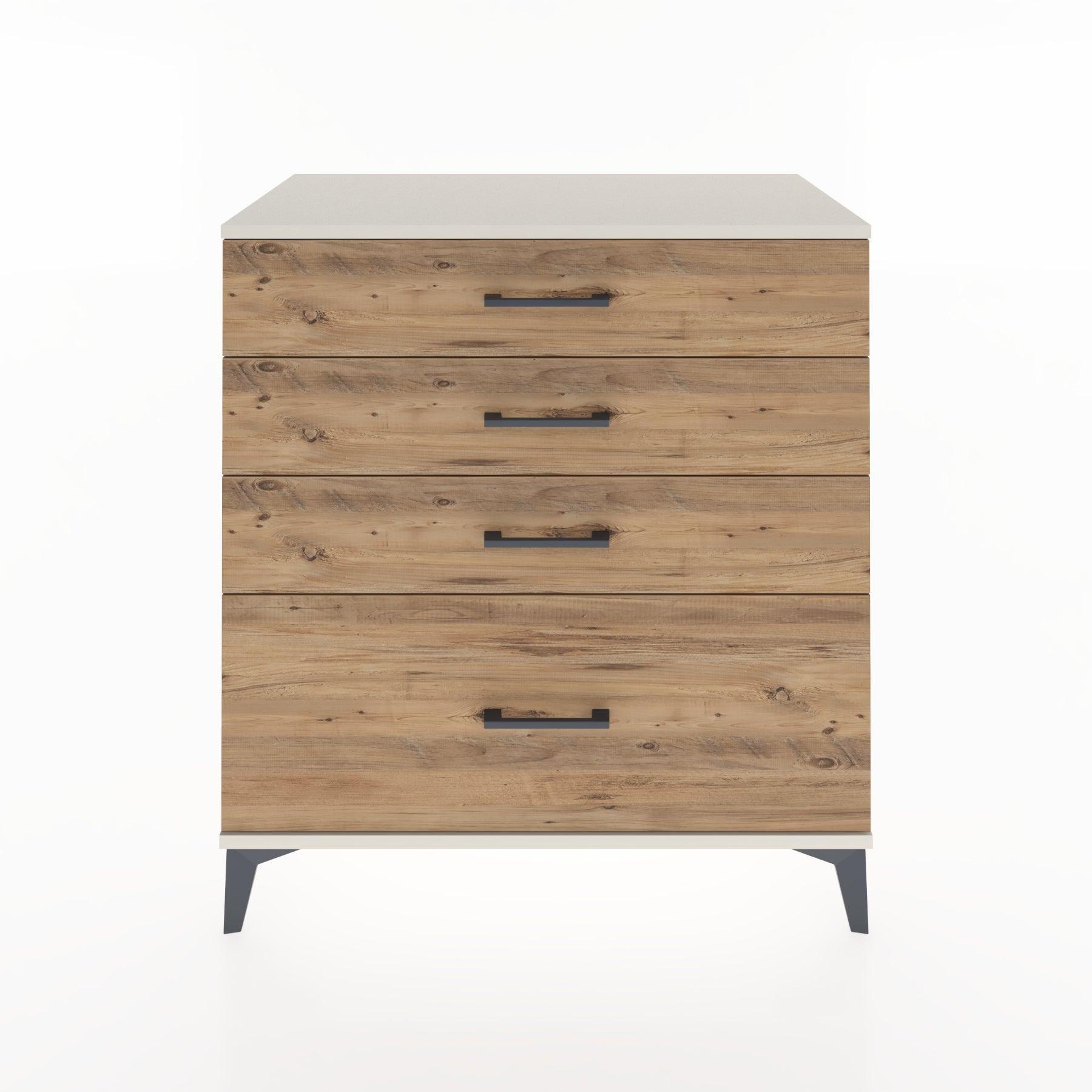 Woodntry Modüler Şifonyer Aytaşı 88x44x84 cm Çekmeceli C8-1