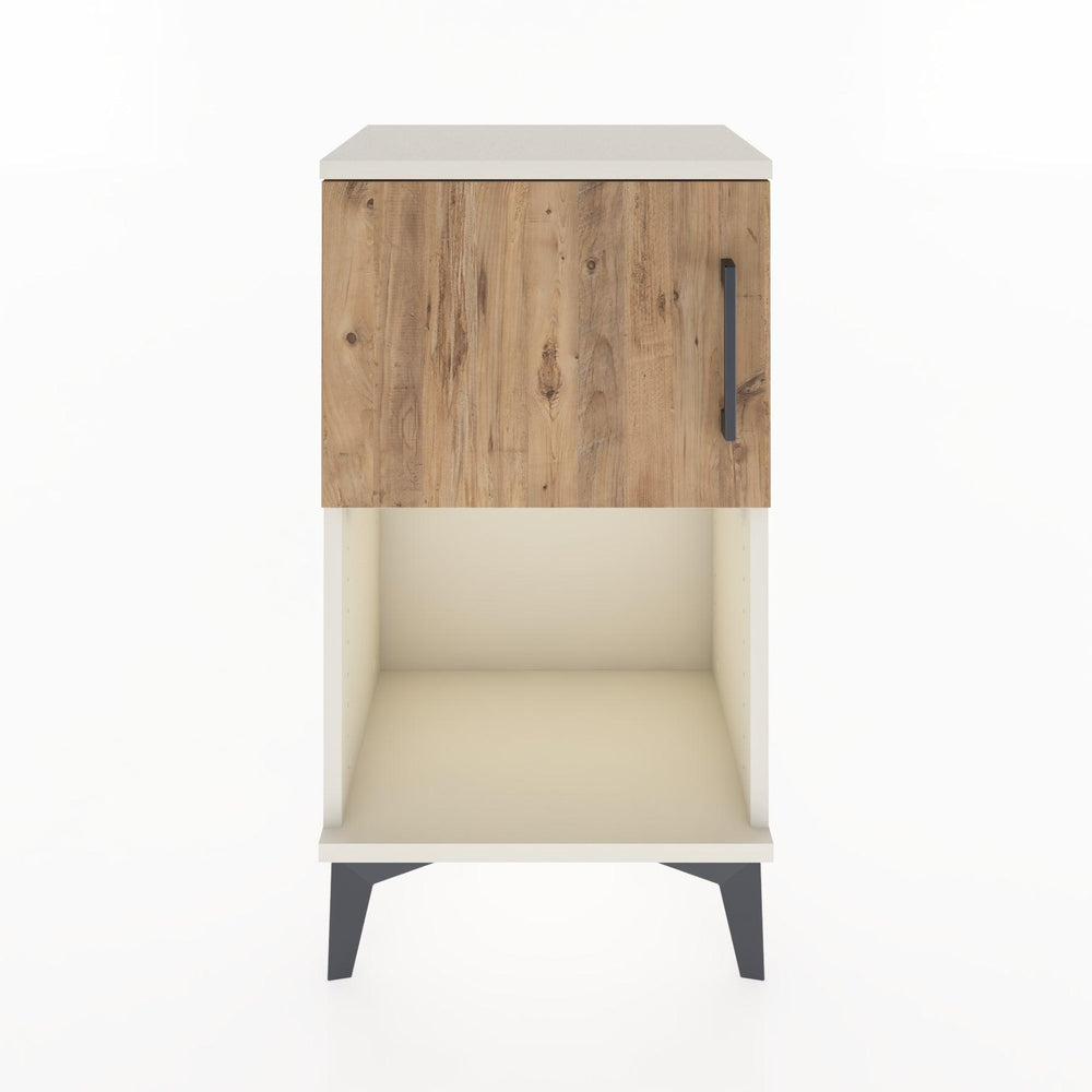 Woodntry Modüler Komodin Raf ve Tek Kapaklı V2 44x30x68 cm Aytaşı - Woodntry