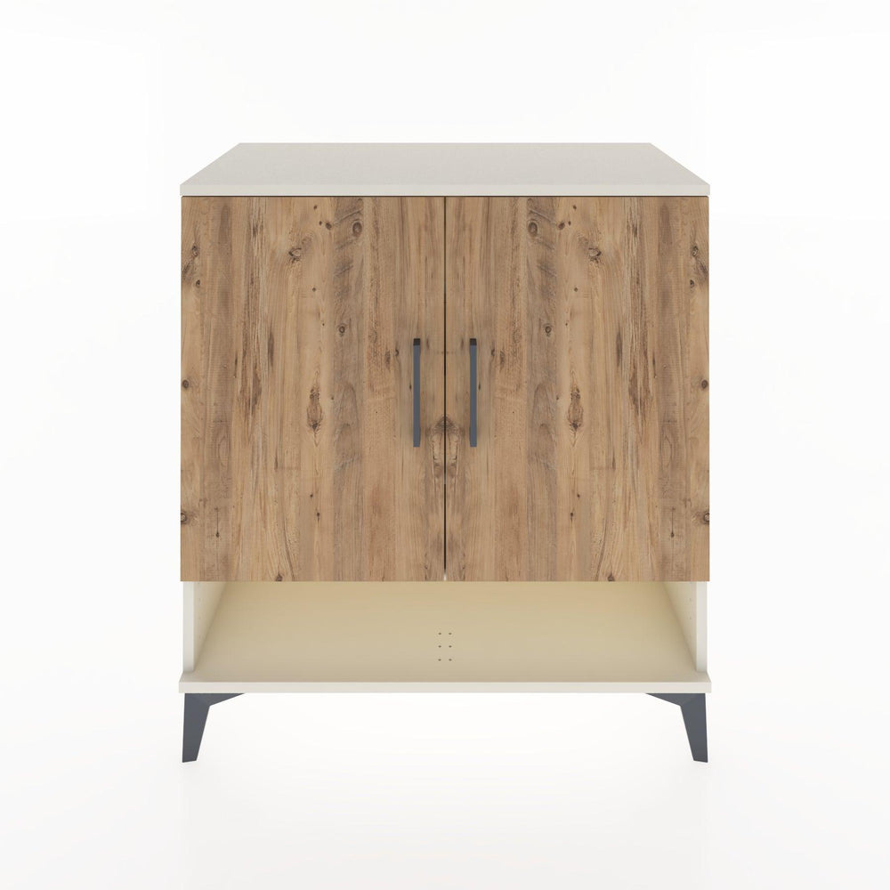 Woodntry Modüler Şifonyer Aytaşı 88x44x84 cm Kapaklı ve Raflı KR75-1