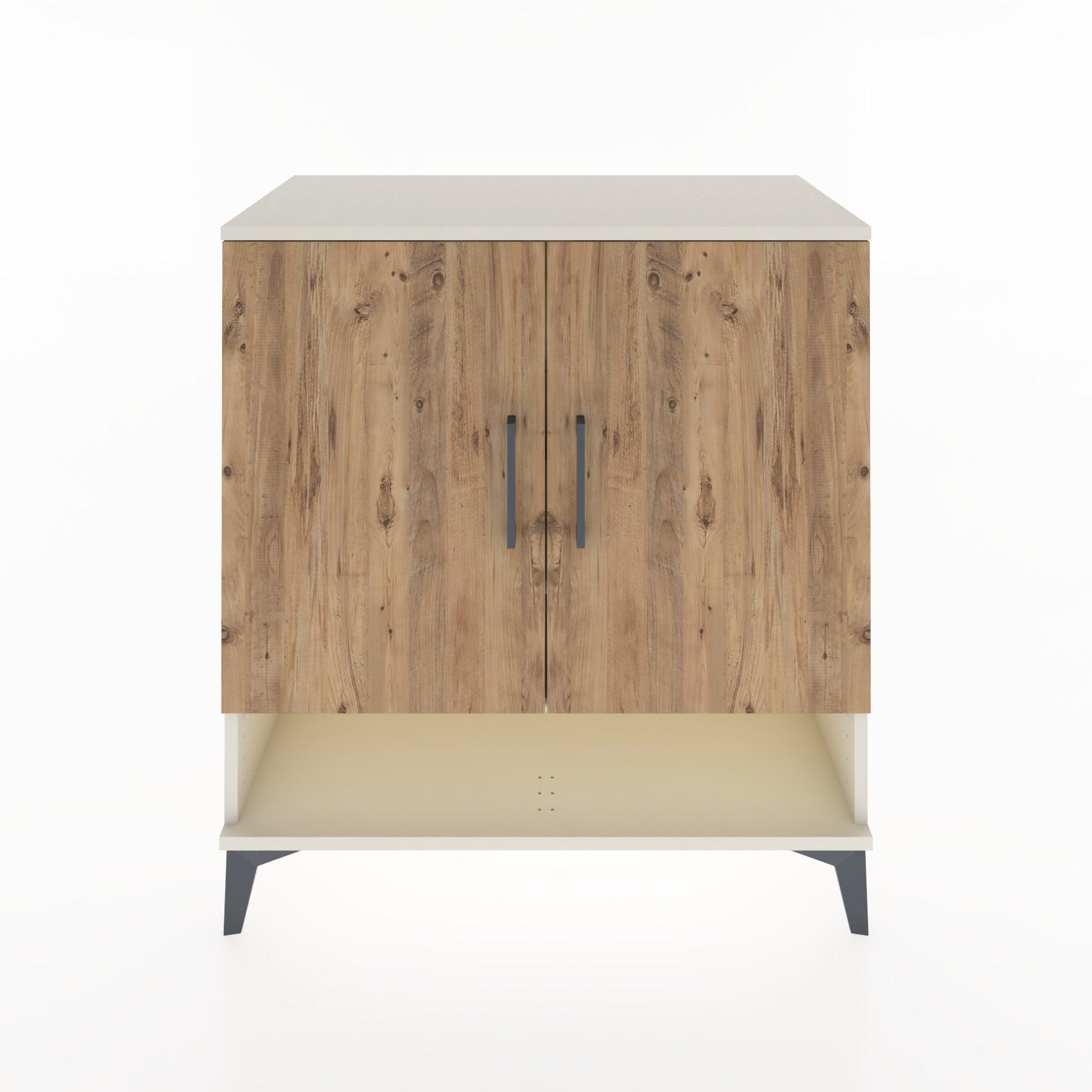 Woodntry Modular Dresser Moonstone 88x44x84 cm with Cover and Shelf KR75-1