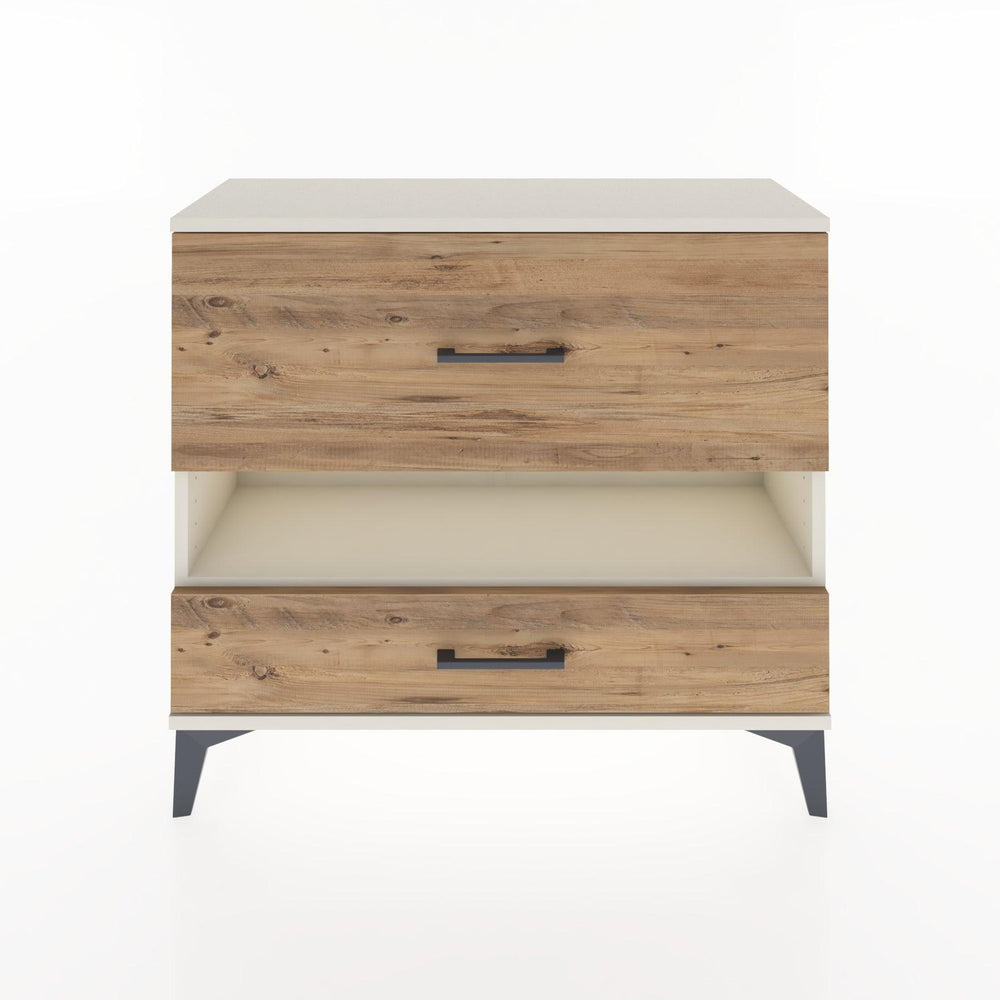 Woodntry Modüler Şifonyer İki Çekmeceli V10 88x30x68 cm Aytaşı - Woodntry