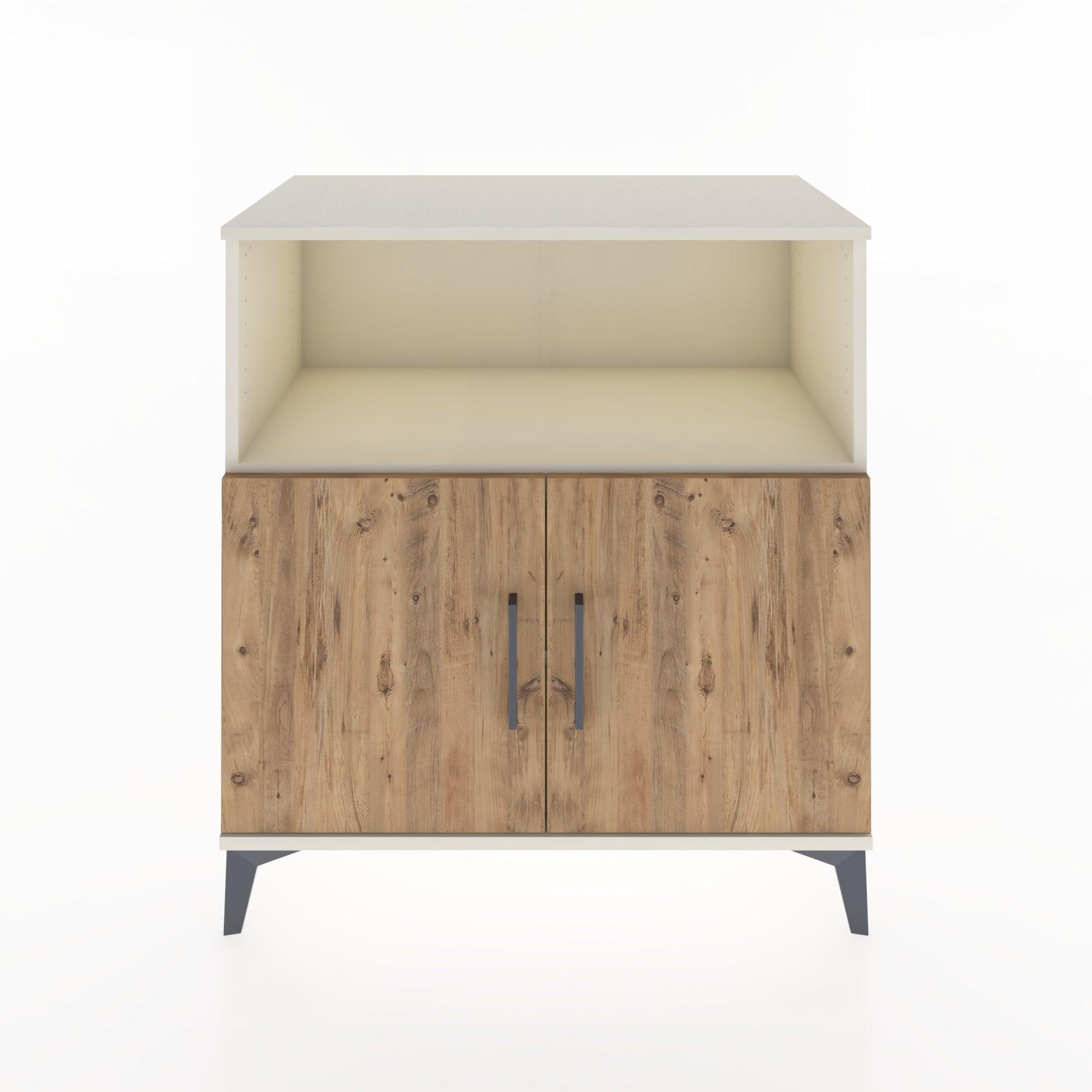 Woodntry Modular Dresser Moonstone 88x44x84 cm with Cover and Shelf KR41-1