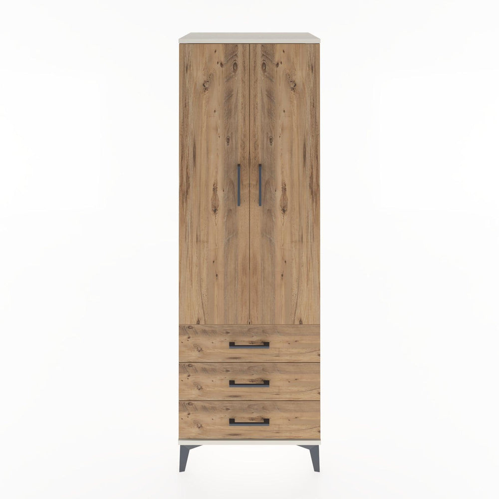 Woodntry Modular Cabinet Moonstone 60x44x170 cm with Doors and Drawers KC6-1