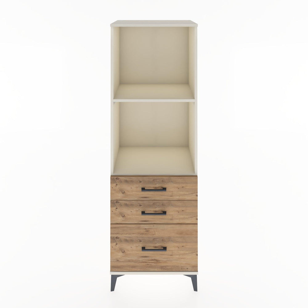 Woodntry Modular Cabinet Moonstone 60x44x170 cm with Drawers and Shelves CR42-1