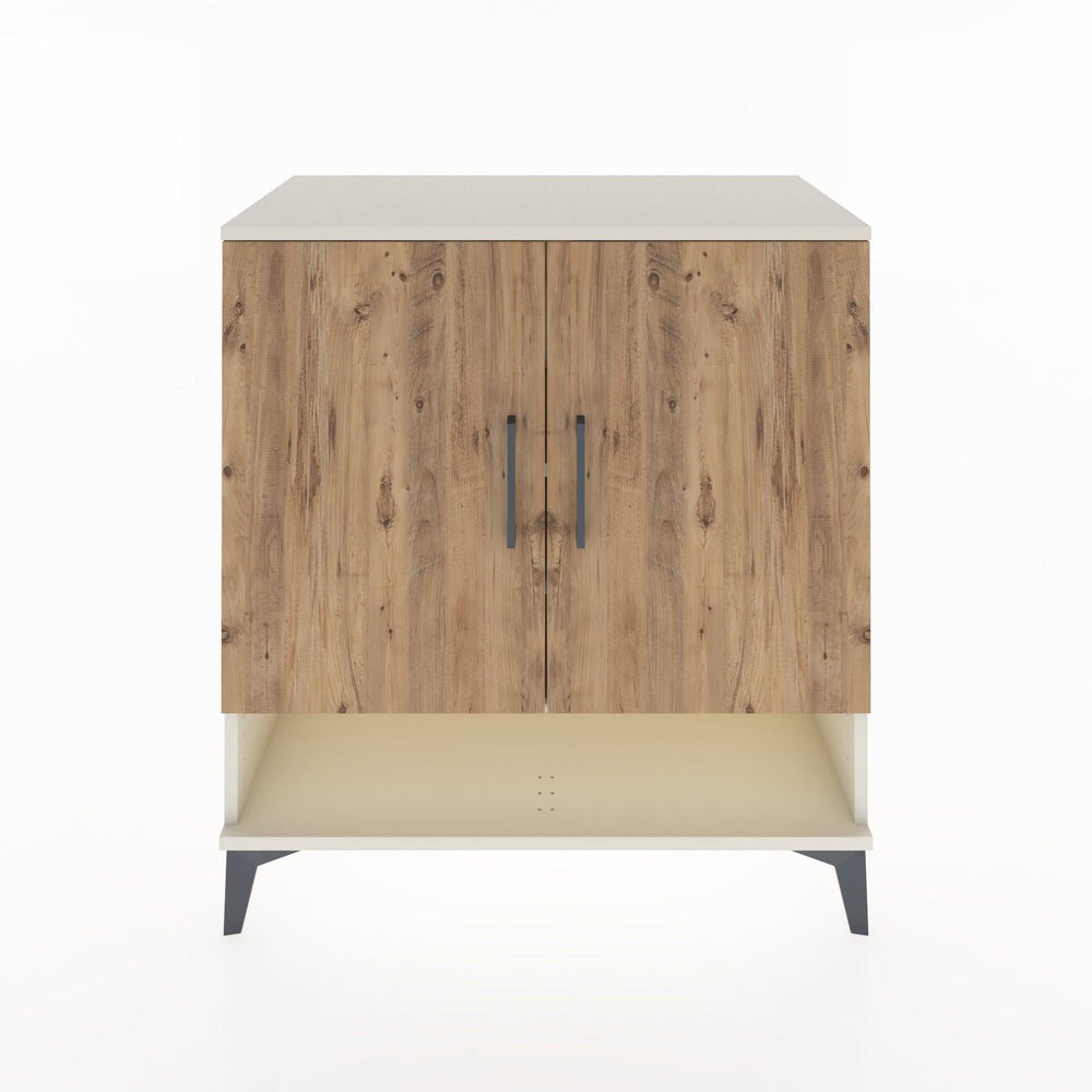 Woodntry Modüler Şifonyer Aytaşı 88x44x84 cm Kapaklı ve Raflı KR74-1