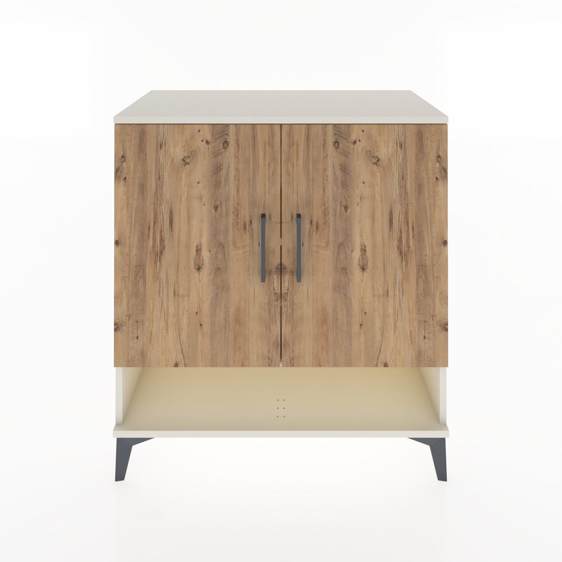 Woodntry Modular Dresser Moonstone 88x44x84 cm with Cover and Shelf KR74-1