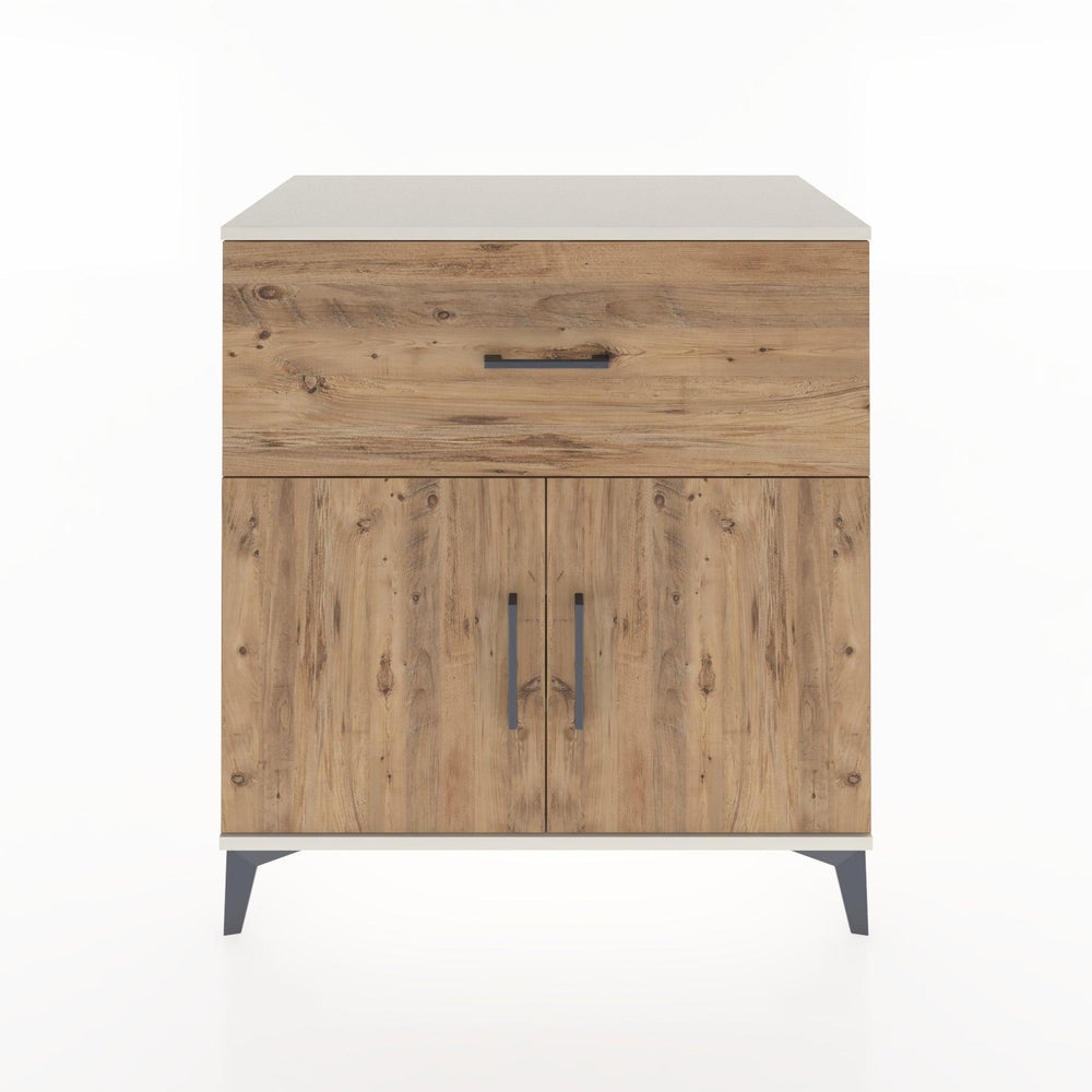 Woodntry Modular Dresser Moonstone 88x44x84 cm with Cover and Drawer KC49-1
