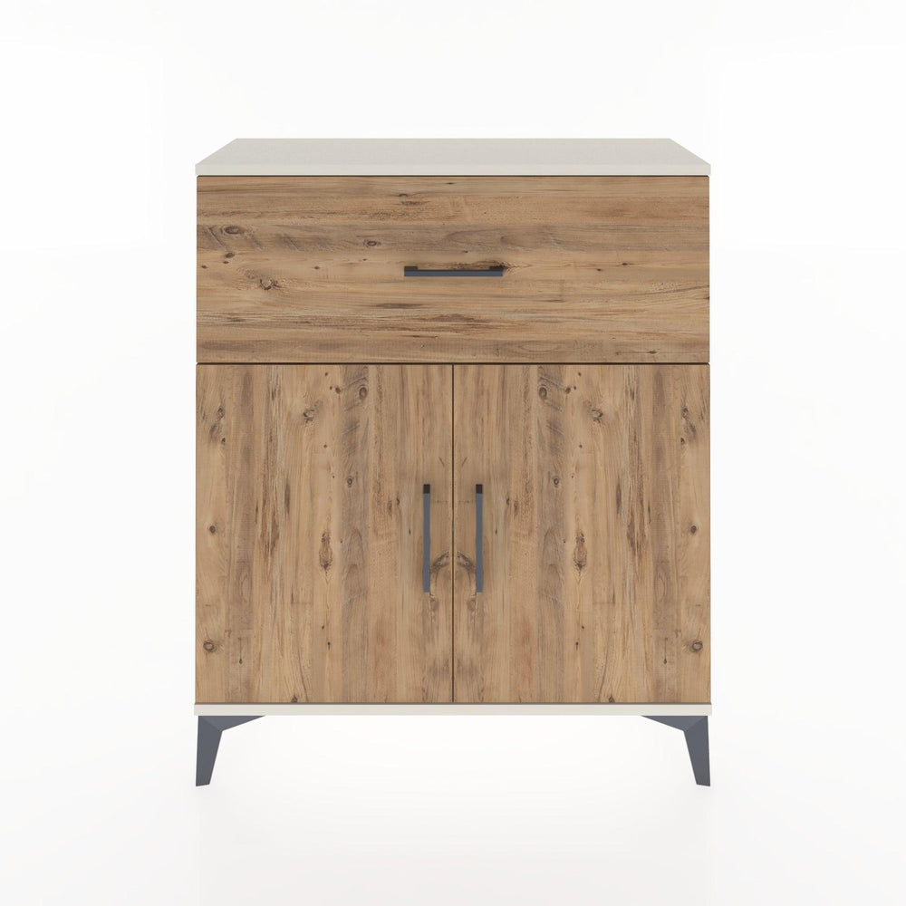 Woodntry Modular Dresser Moonstone 88x30x94 cm with Cover and Drawer KC9-1