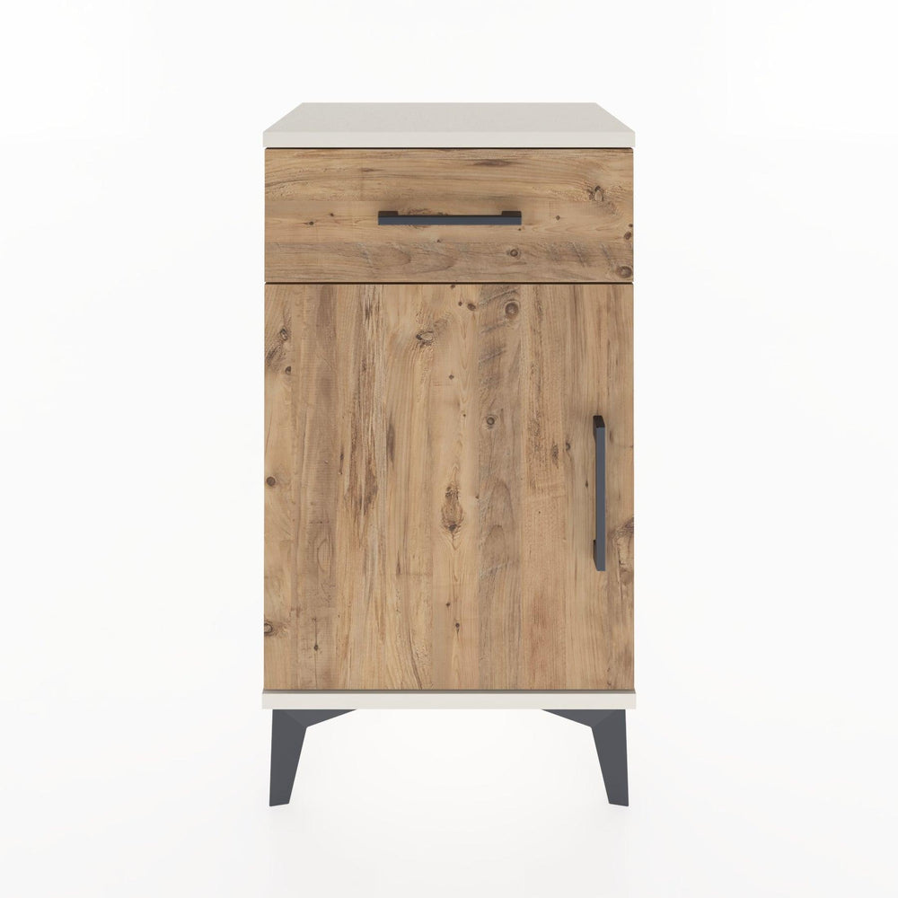 Woodntry Modüler Komodin Çekmece ve Kapaklı V4 44x30x68 cm Aytaşı - Woodntry