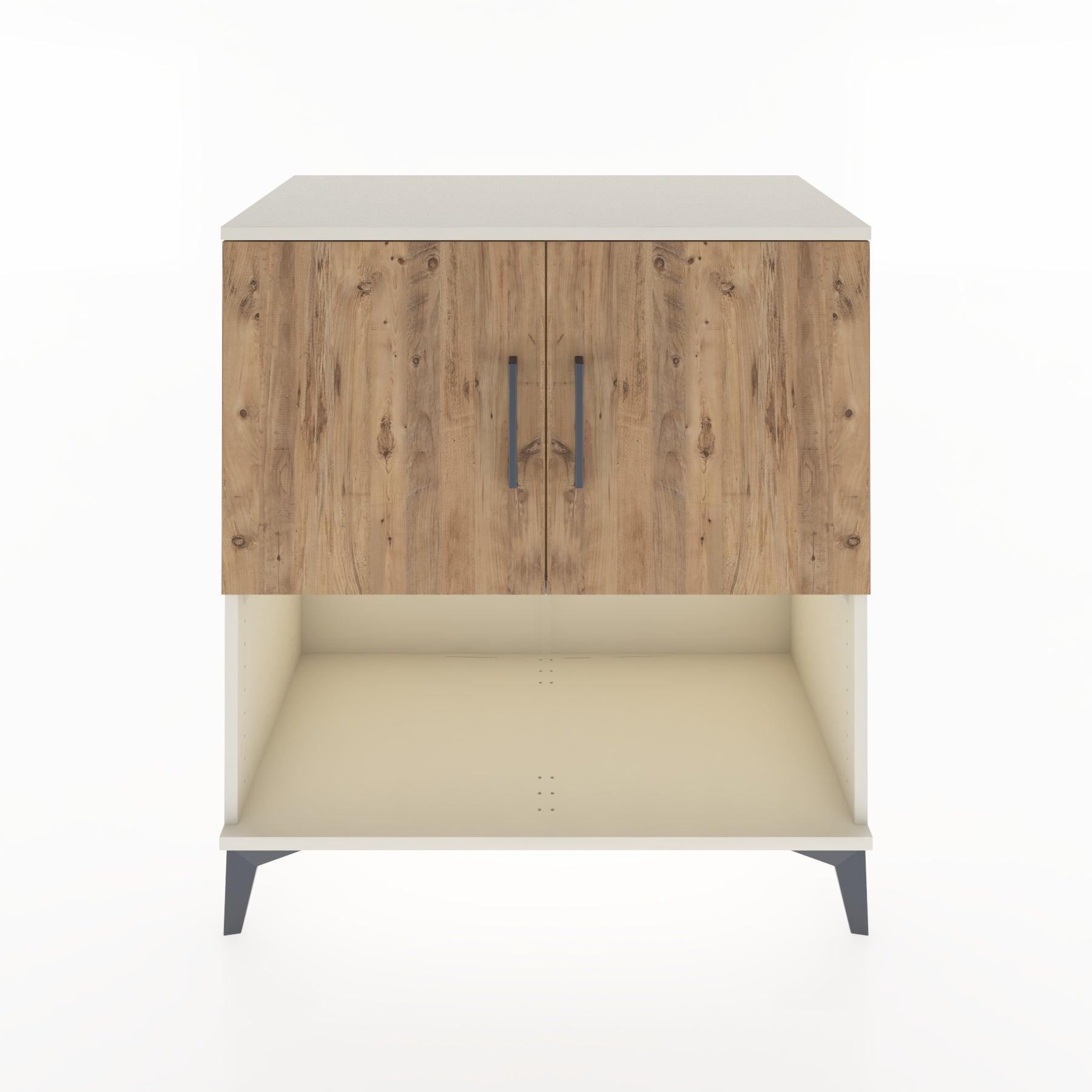 Woodntry Modular Dresser Moonstone 88x44x84 cm with Cover and Shelf KR45-1