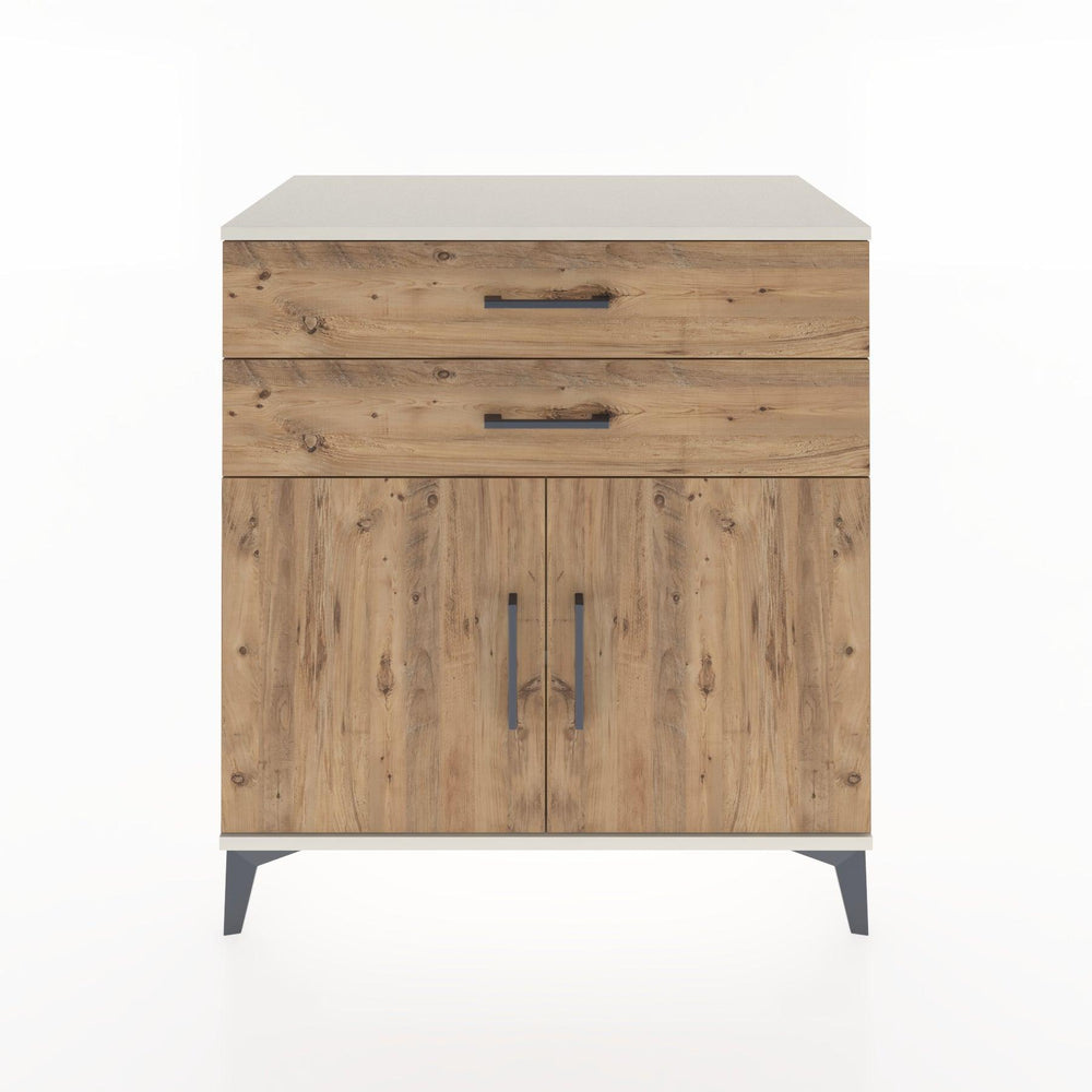 Woodntry Modular Dresser Moonstone 88x44x84 cm with Cover and Drawer KC32-1