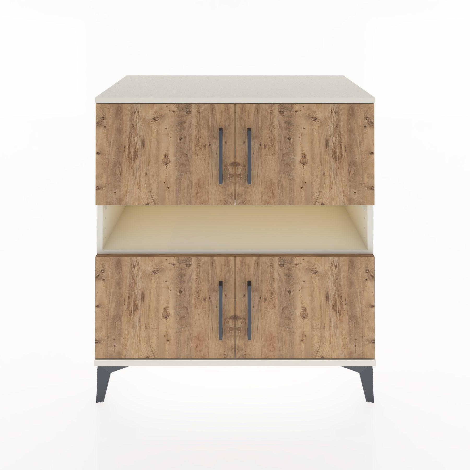 Woodntry Modular Dresser Moonstone 88x44x84 cm with Cover and Drawer KC102-1
