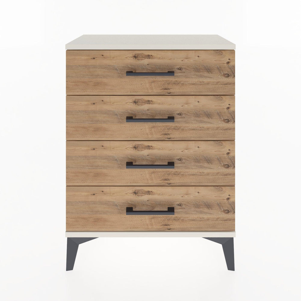 Woodntry Modüler Komodin Aytaşı 60x30x68 cm Çekmeceli C1-1