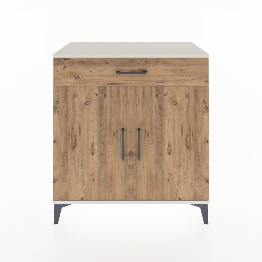 Woodntry Modüler Şifonyer Aytaşı 88x44x84 cm Kapaklı ve Çekmeceli KC79-1