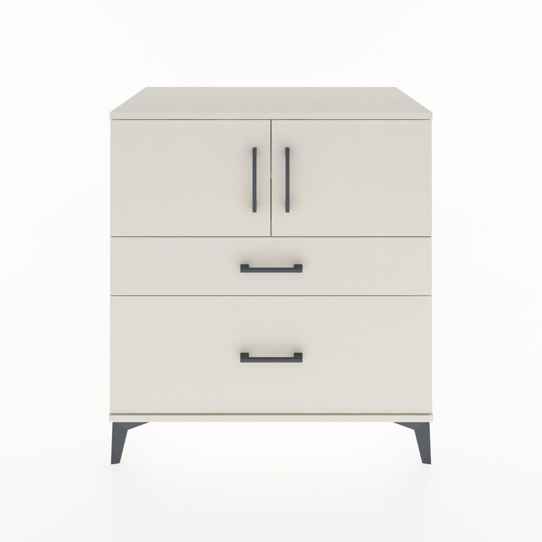 Woodntry Modular Dresser Moonstone 88x44x84 cm with Cover and Drawer KC109-1